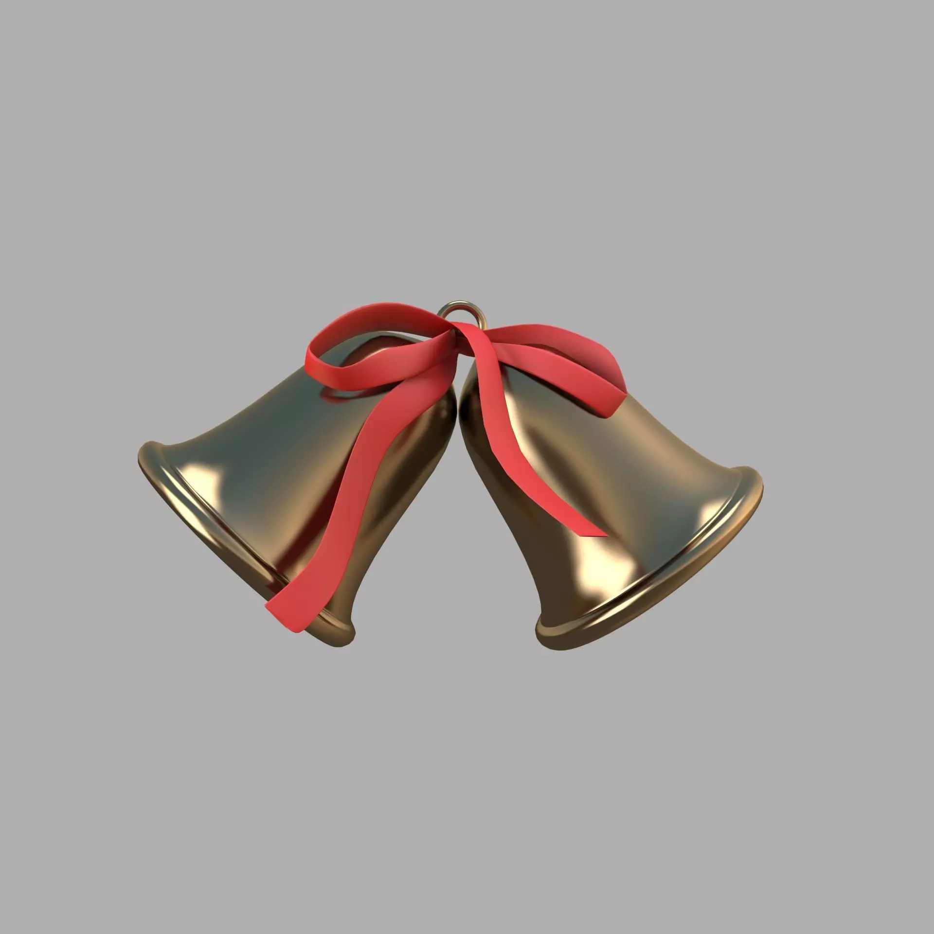 Christmas Bells bronz 3D model