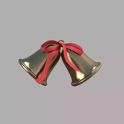 Christmas Bells bronz 3D model