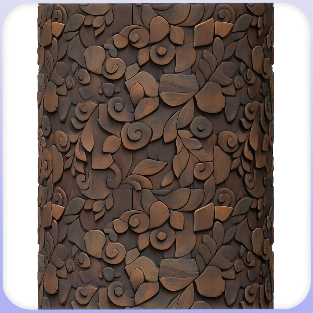  Stylized Ornaments Seamless Texture Texture_2