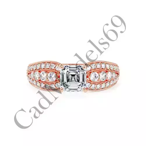 Engagement Ring41 3DM Model with 28 IMAGES and 7 VIDEOS 3D print model