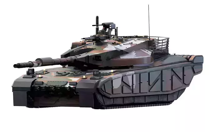 HEAVY BATTLE TANK 3D model