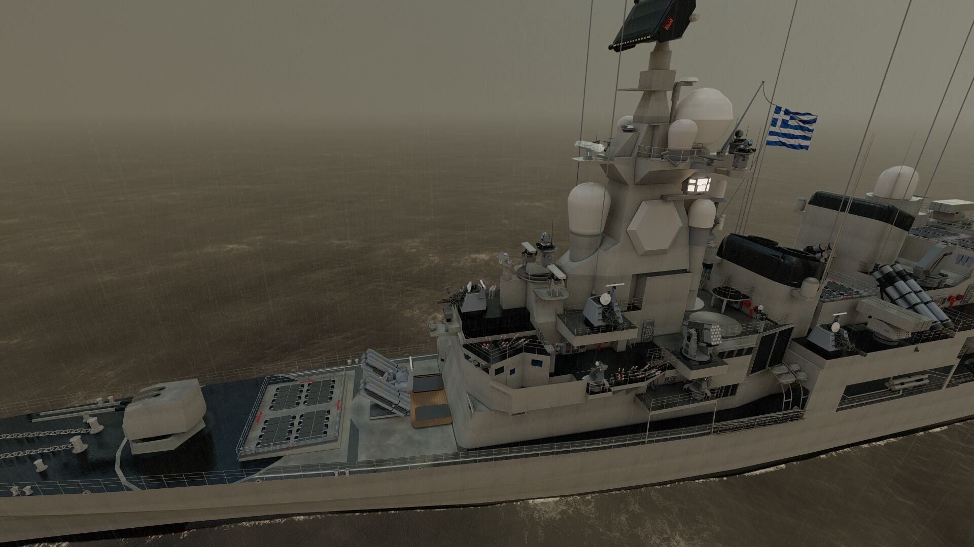 NAVY FRIGATE 3D model_37