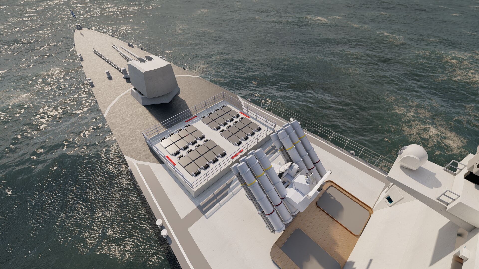 NAVY FRIGATE 3D model_30