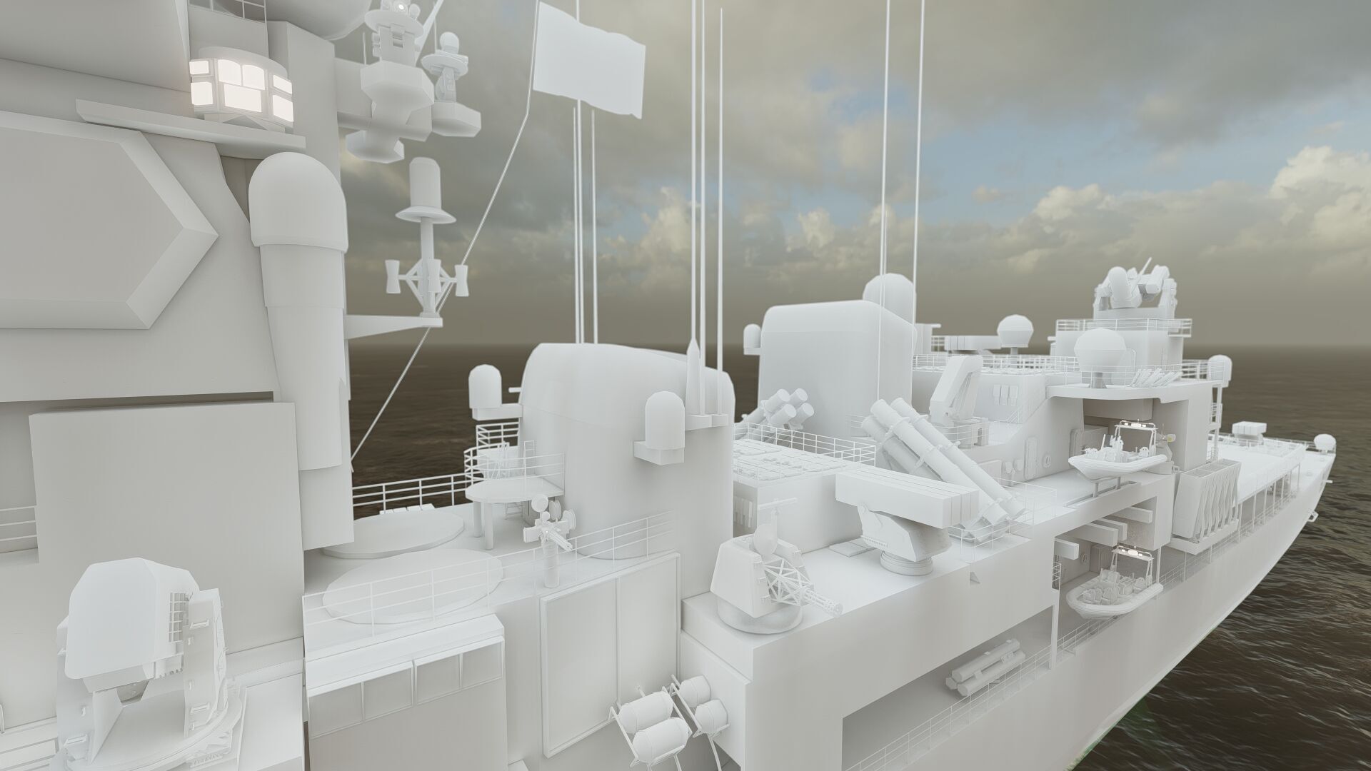 NAVY FRIGATE 3D model_40