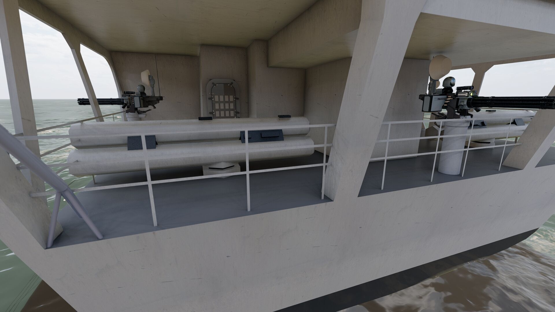 NAVY FRIGATE 3D model_13