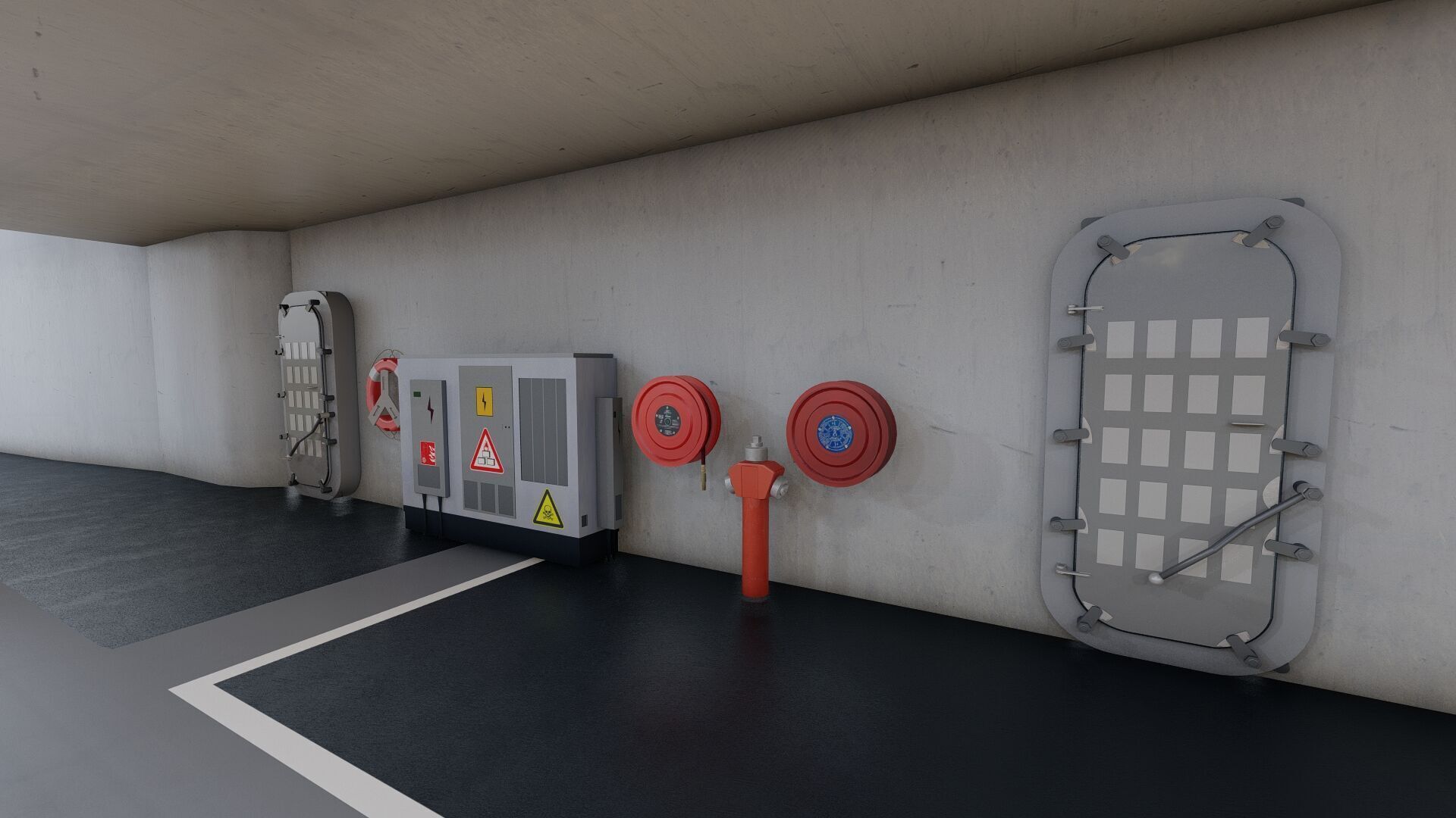 NAVY FRIGATE 3D model_24