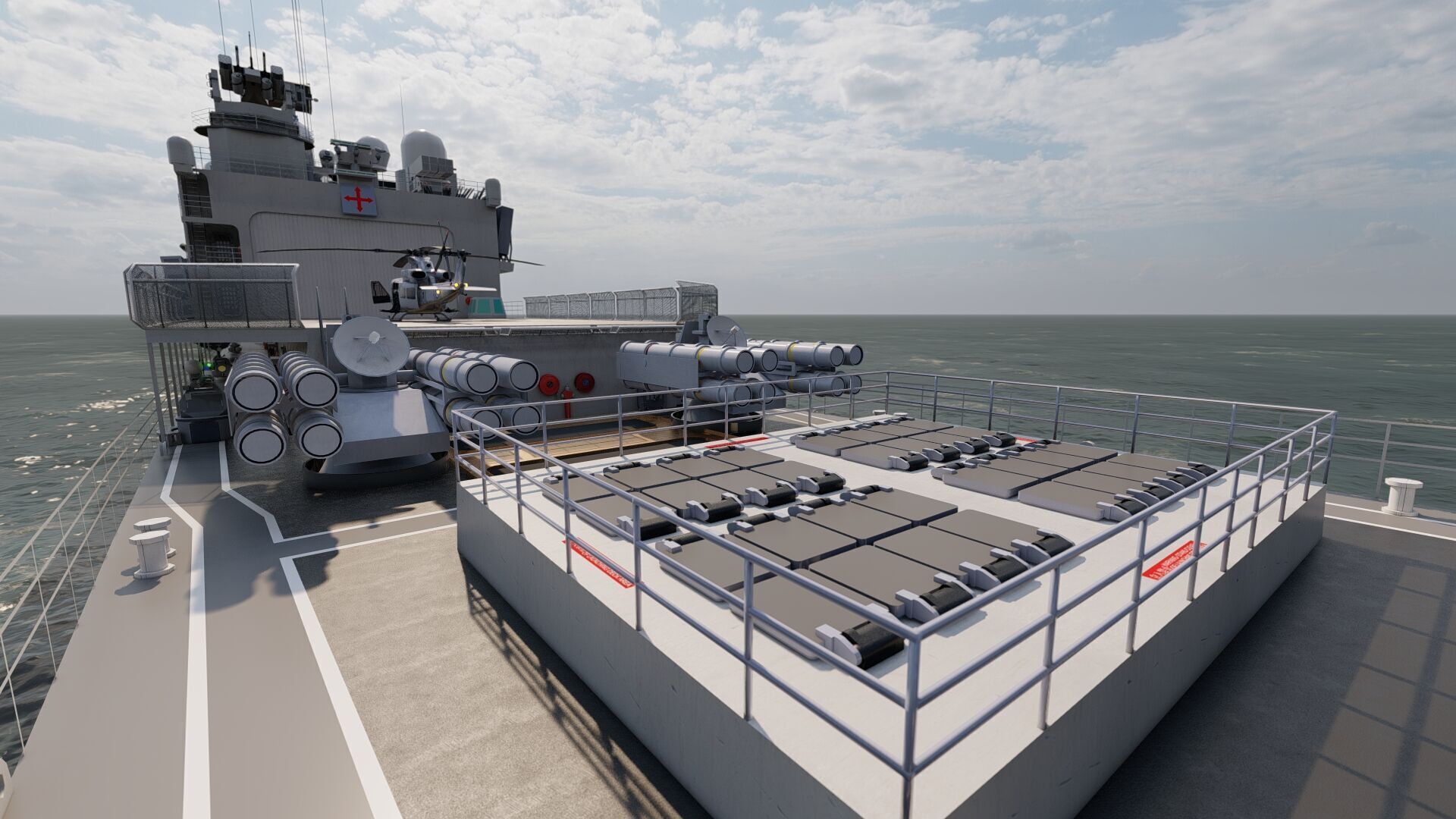 NAVY FRIGATE 3D model_15