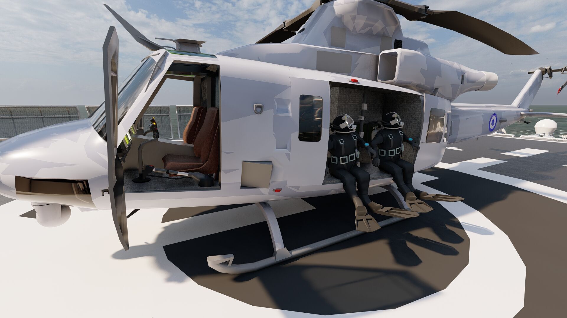 NAVY FRIGATE 3D model_21