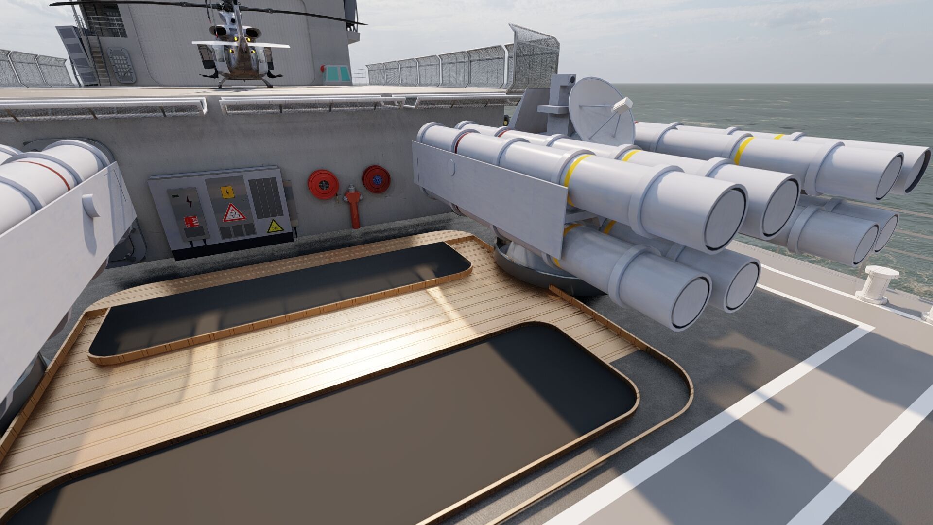 NAVY FRIGATE 3D model_16