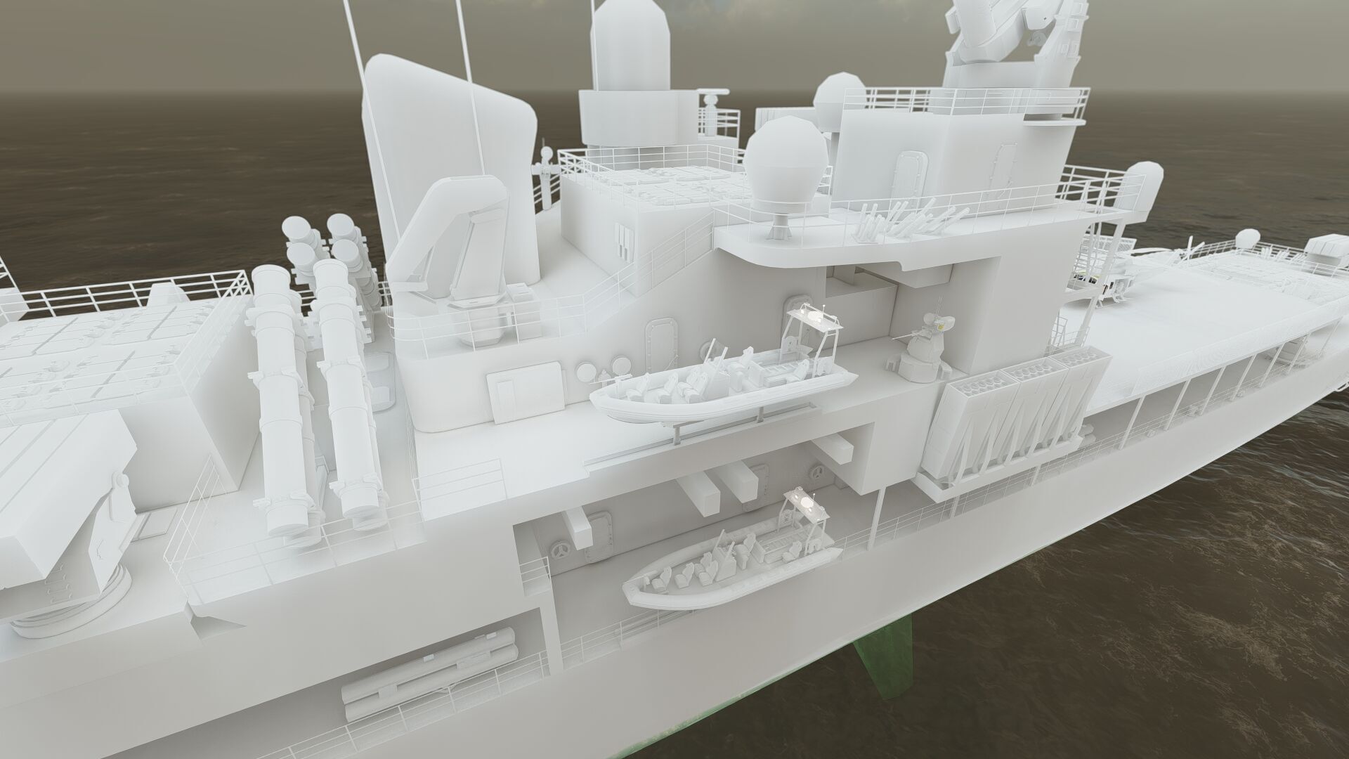 NAVY FRIGATE 3D model_41