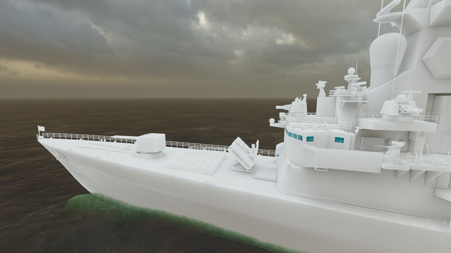 NAVY FRIGATE 3D model_39