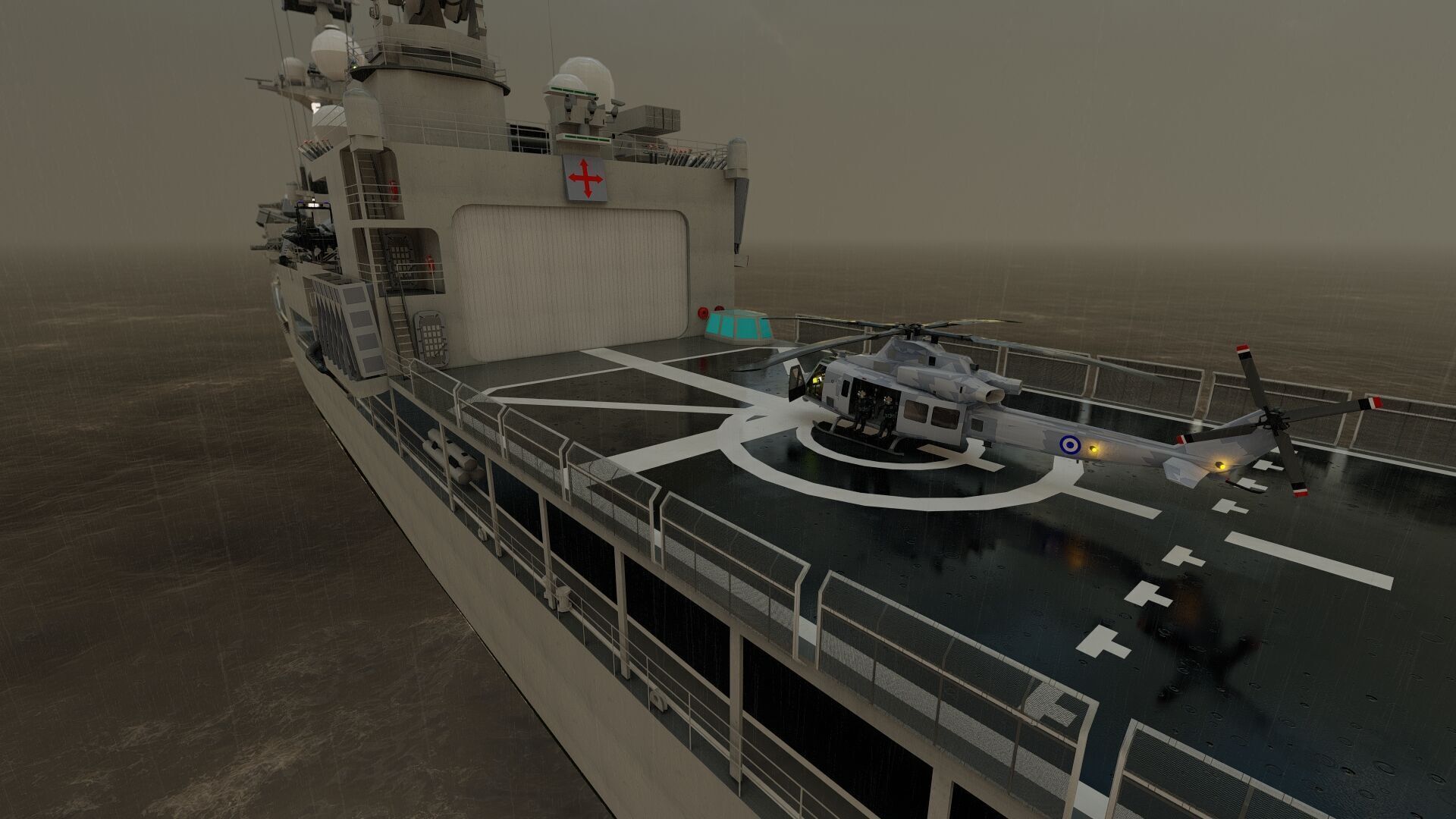 NAVY FRIGATE 3D model_36