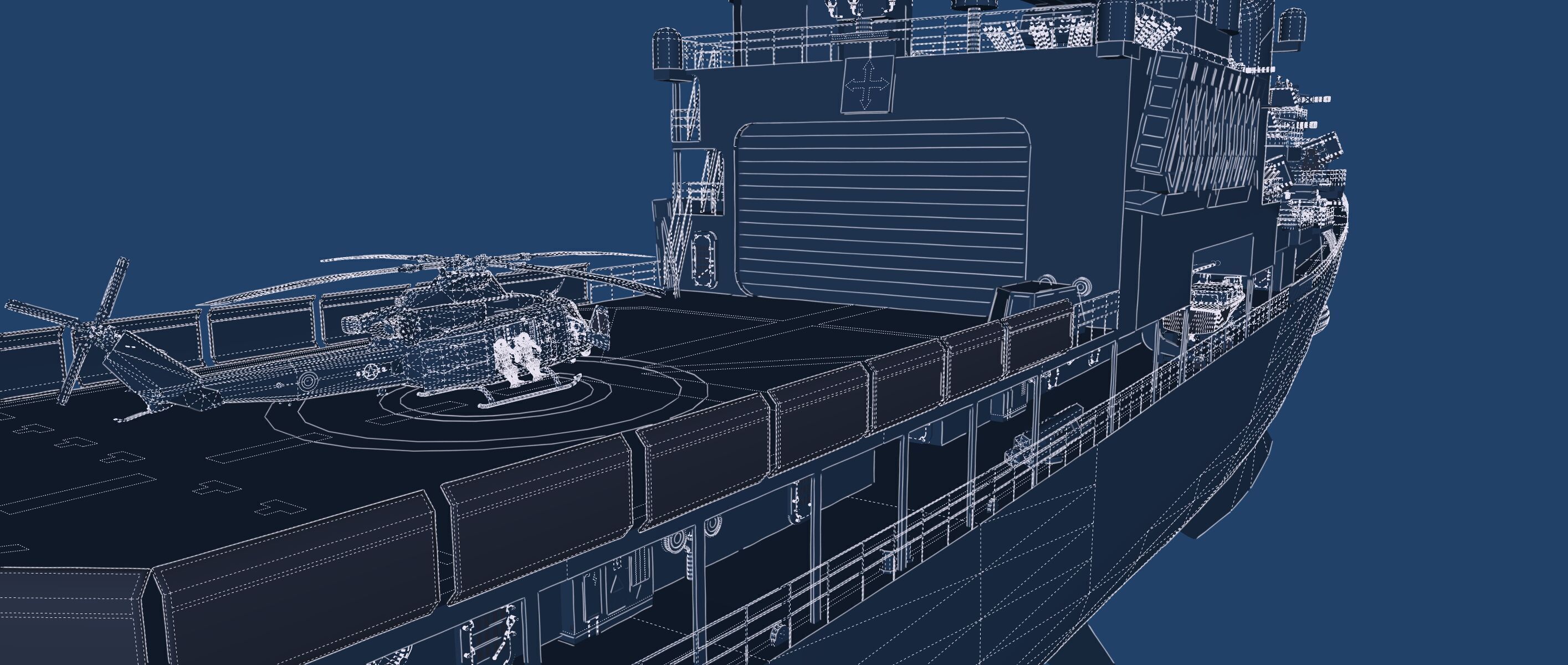 NAVY FRIGATE 3D model_46