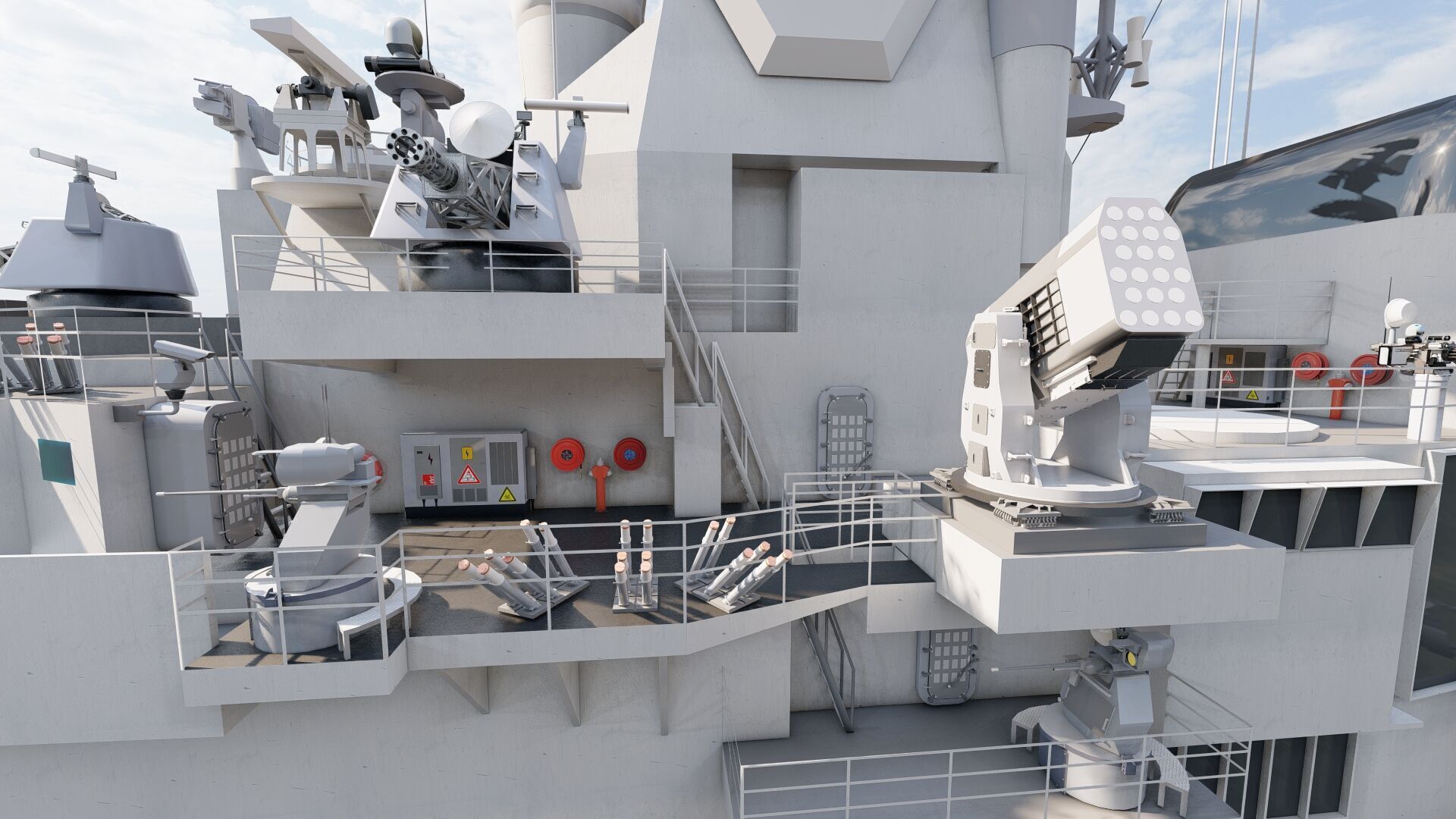 NAVY FRIGATE 3D model_28