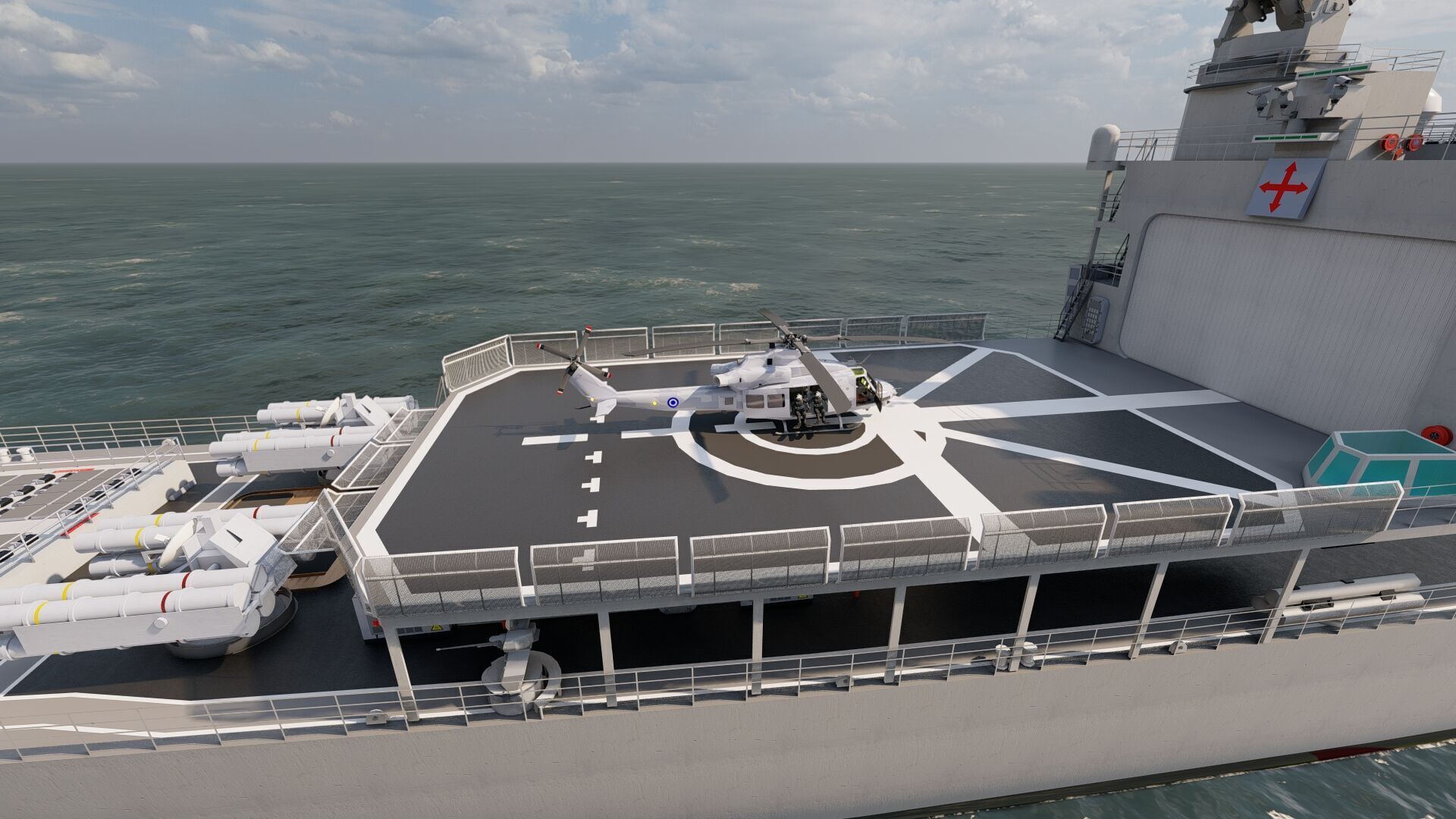 NAVY FRIGATE 3D model_10