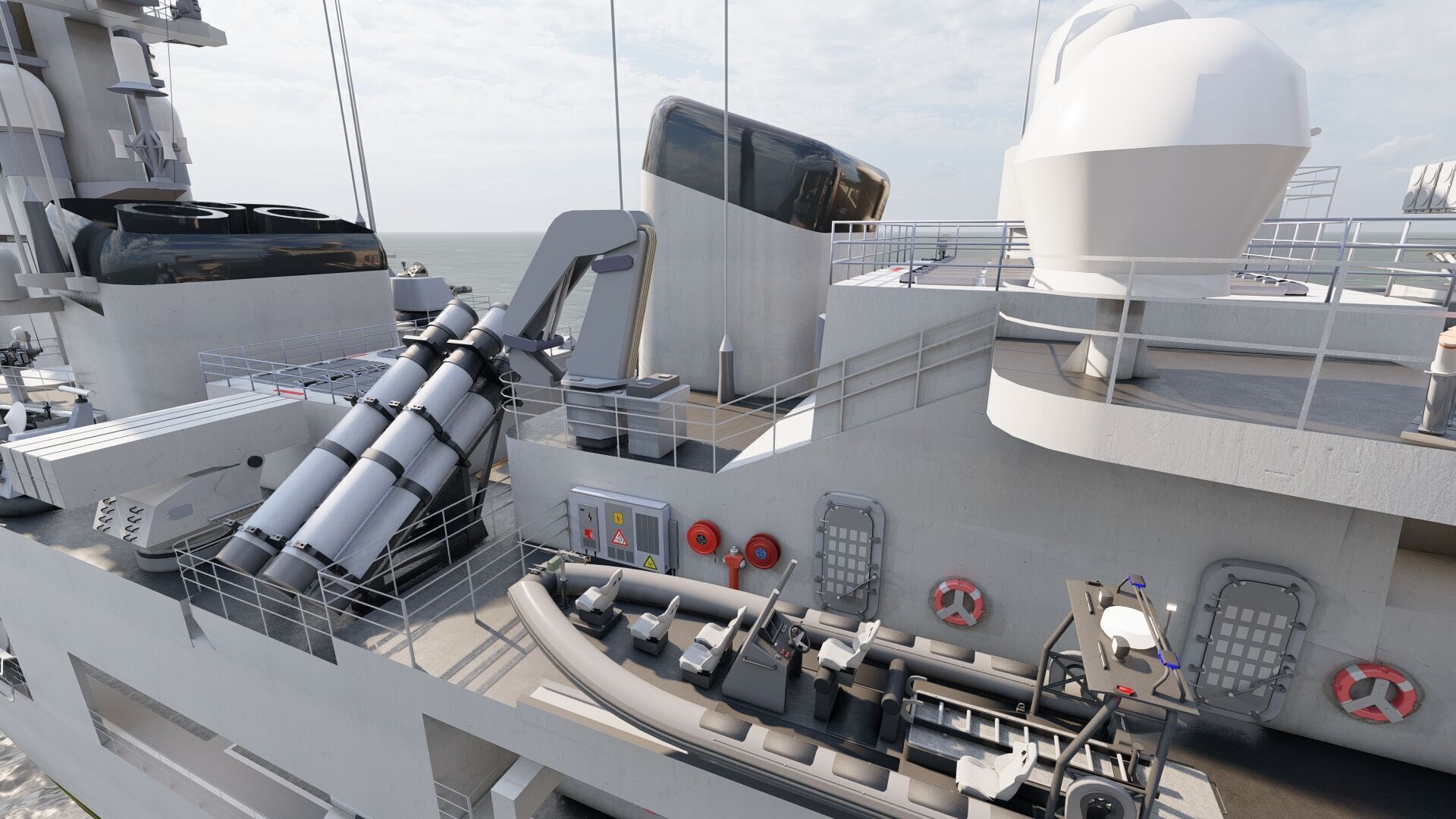 NAVY FRIGATE 3D model_25