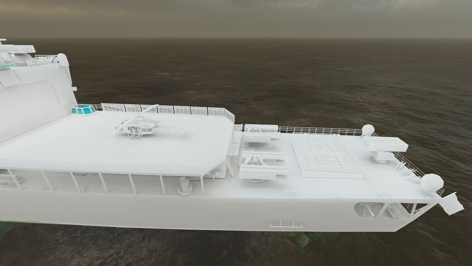 NAVY FRIGATE 3D model_42