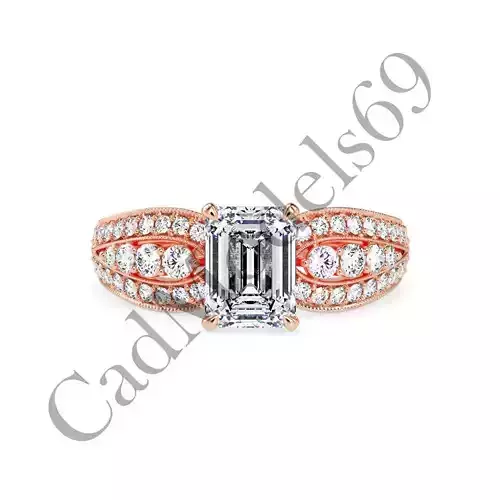 Engagement Ring43 3DM Model with 28 IMAGES and 7 VIDEOS 3D print model