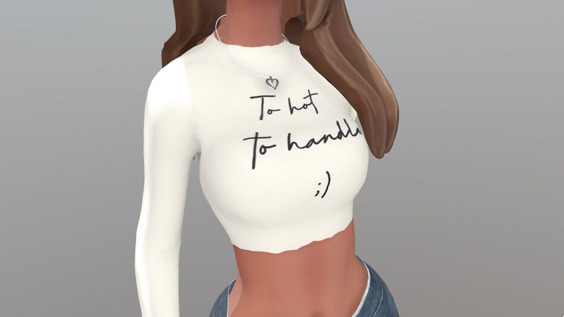 Female character animated 3D model_7