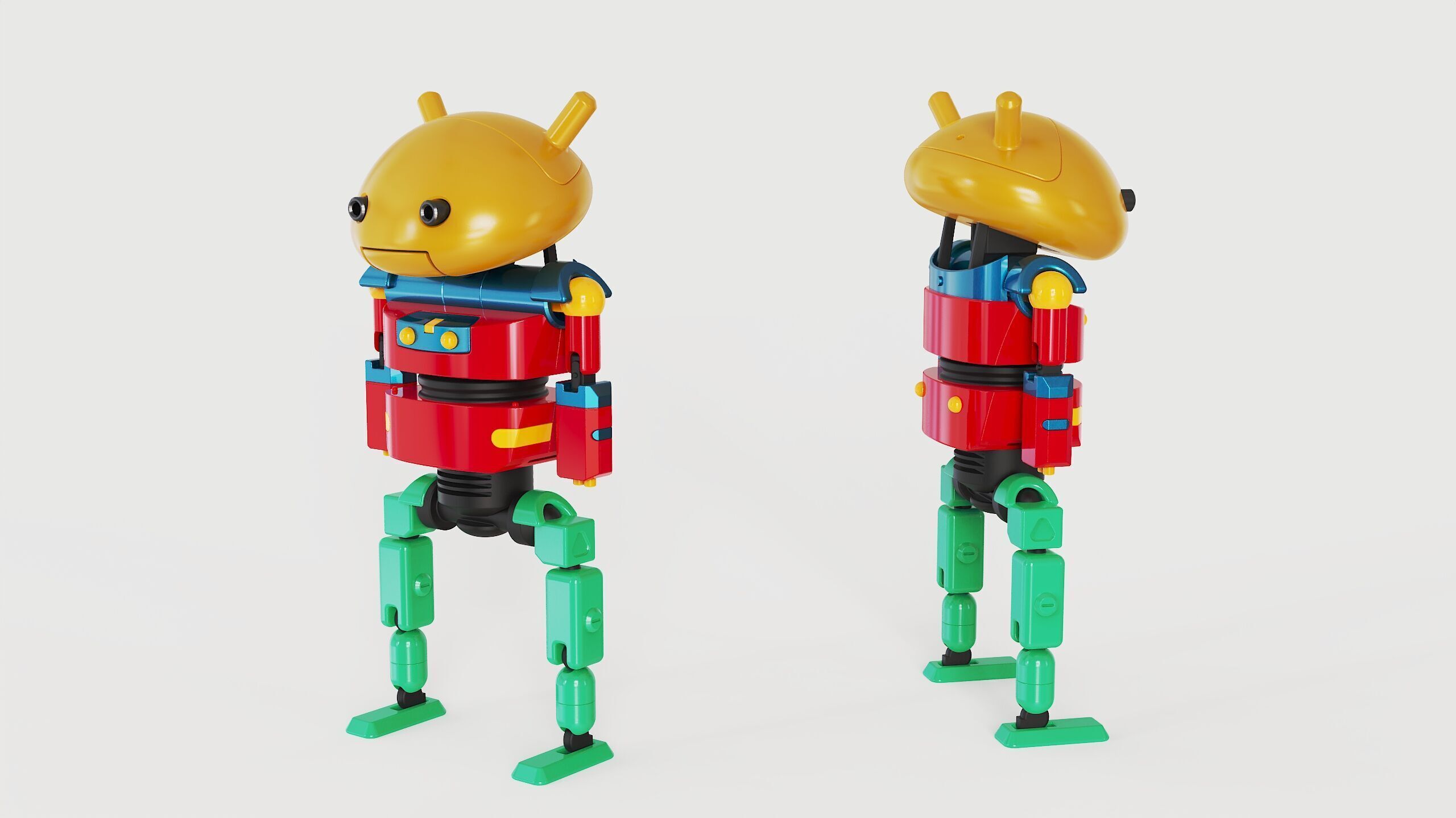 Robotic toys 3D model_8