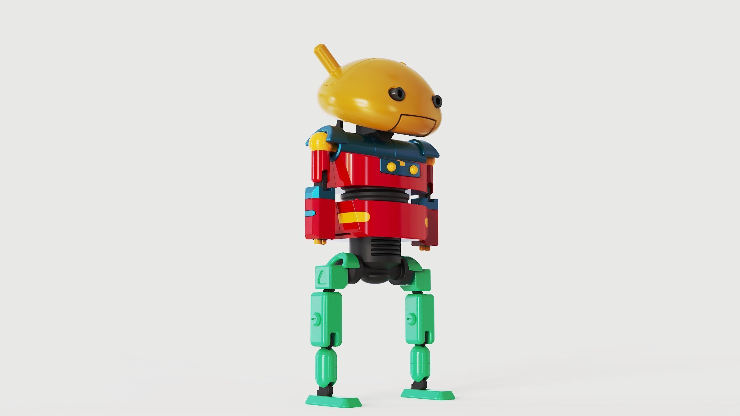 Robotic toys 3D model_2