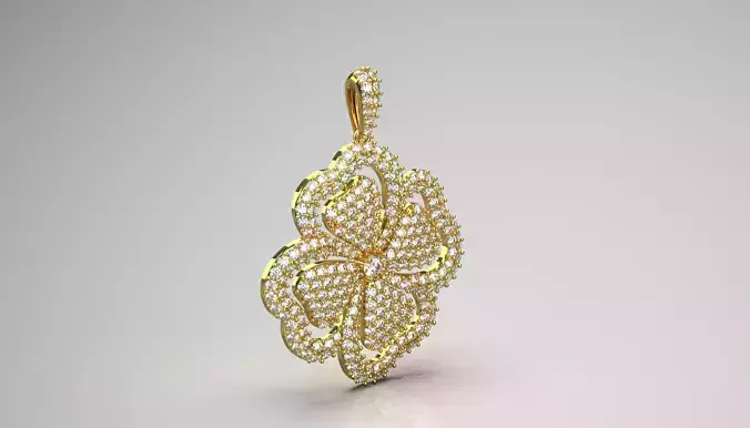 flower jewelry pendant jp0251