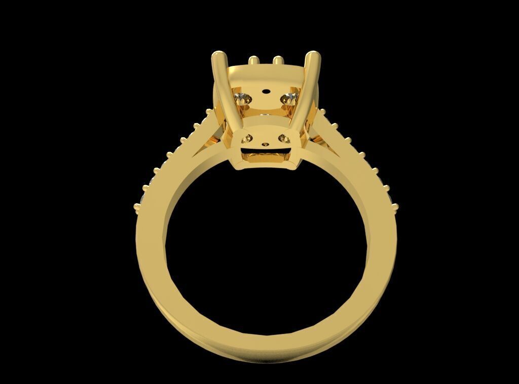 Diamond Ring 028 3D print model_1