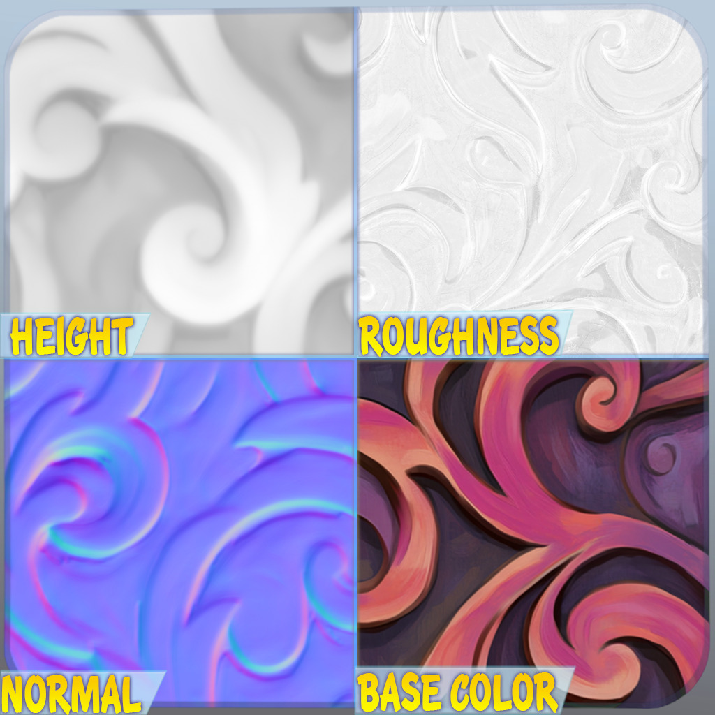 Stylized Ornaments Seamless Texture Texture_1