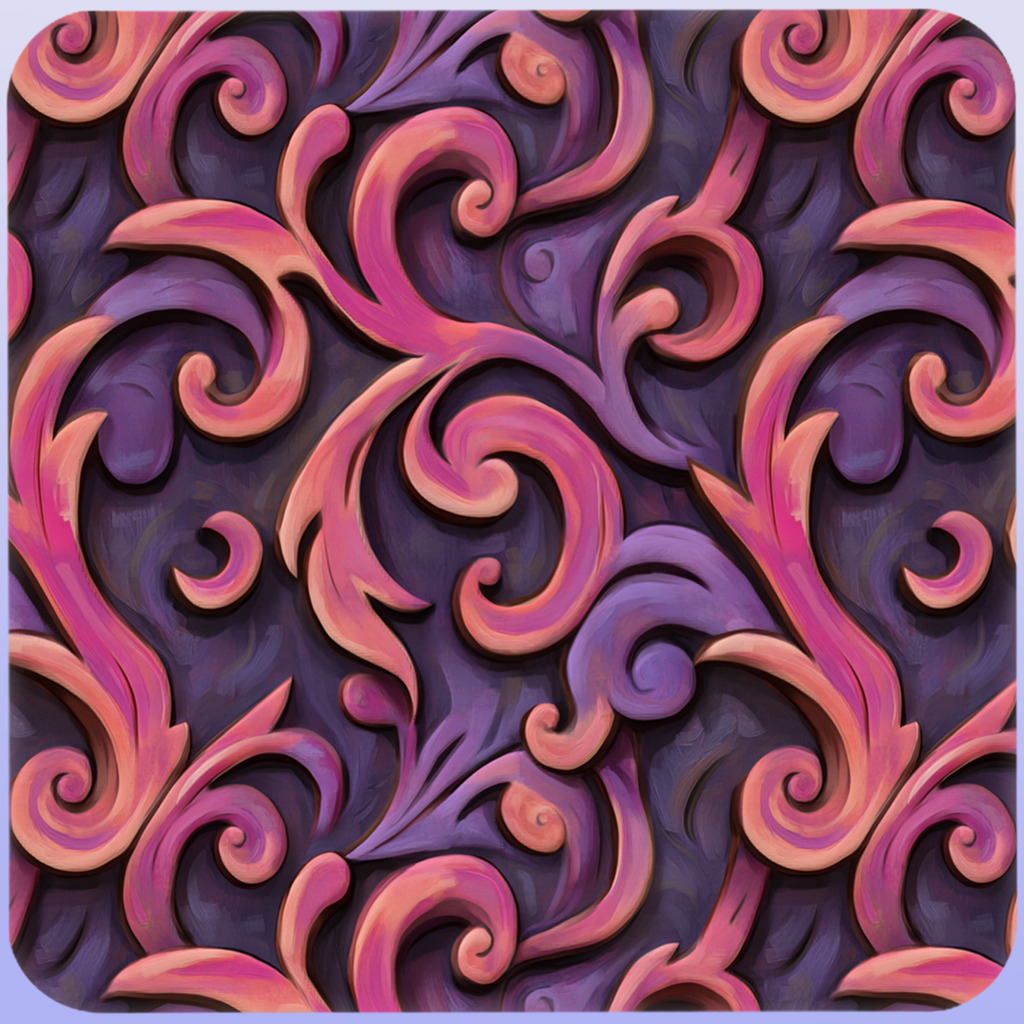 Stylized Ornaments Seamless Texture Texture_4