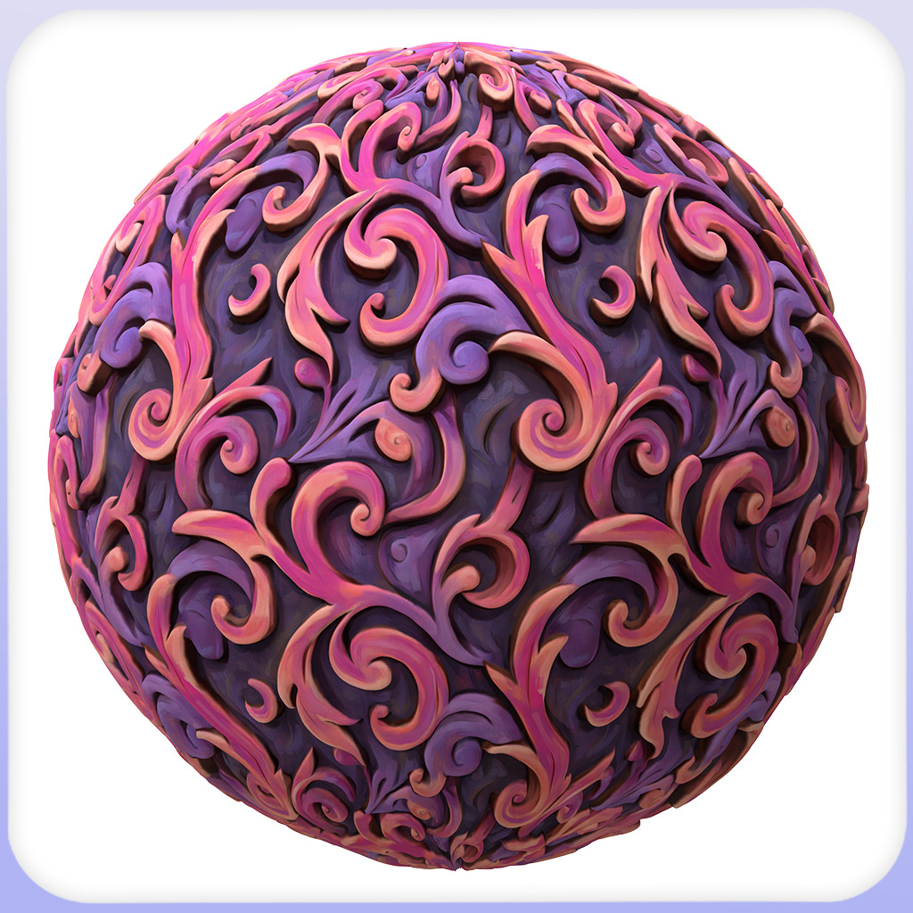Stylized Ornaments Seamless Texture Texture_3