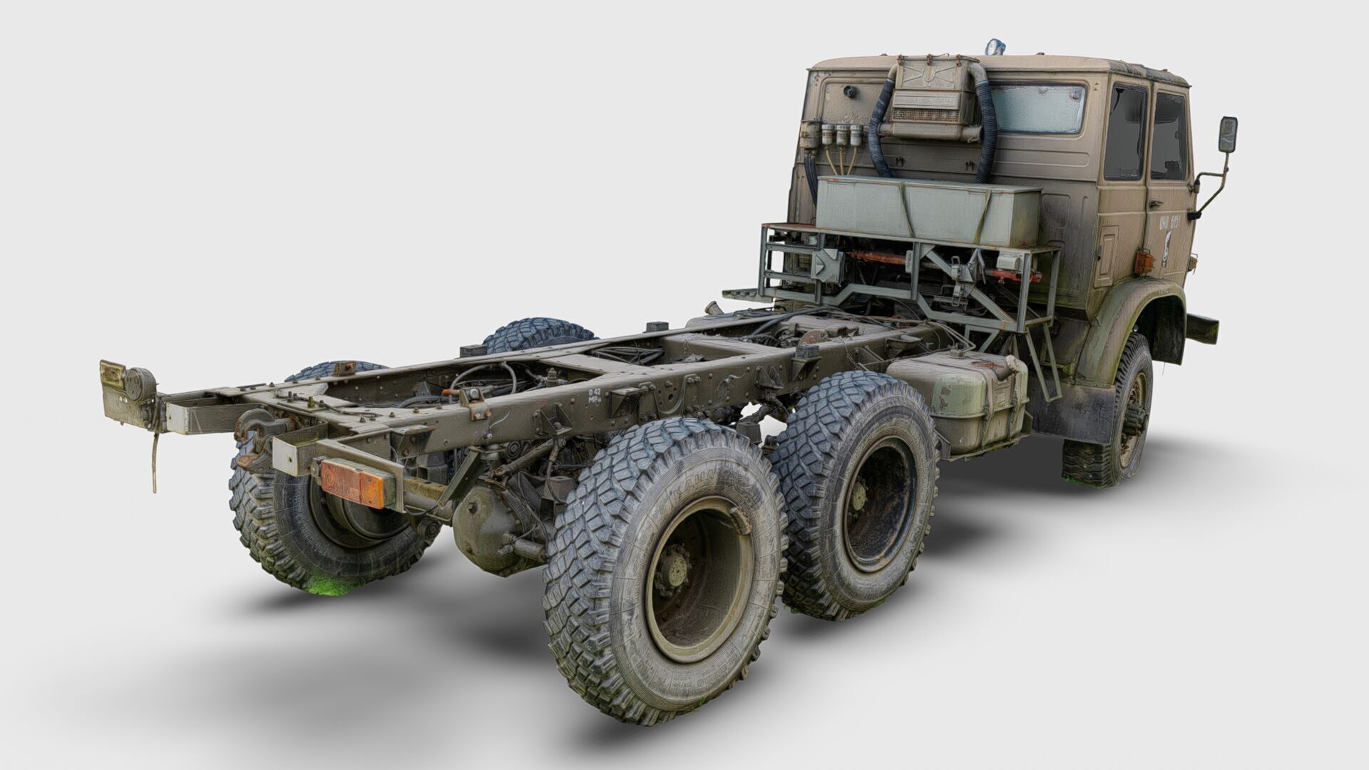 Star 266 Polish off-road truck 3D model_2