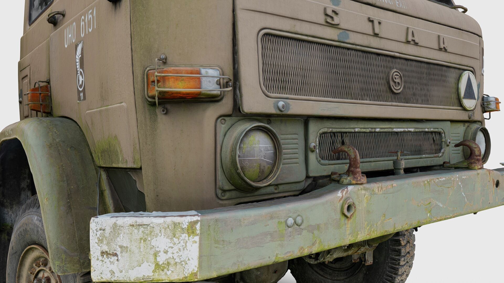 Star 266 Polish off-road truck 3D model_5