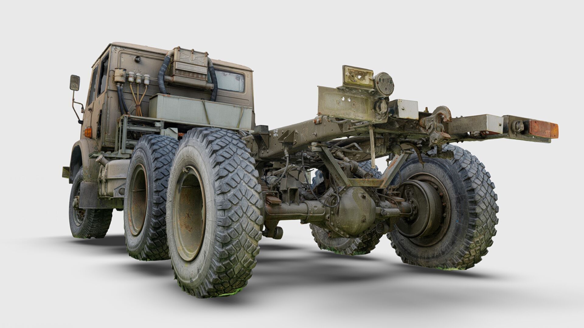 Star 266 Polish off-road truck 3D model_3
