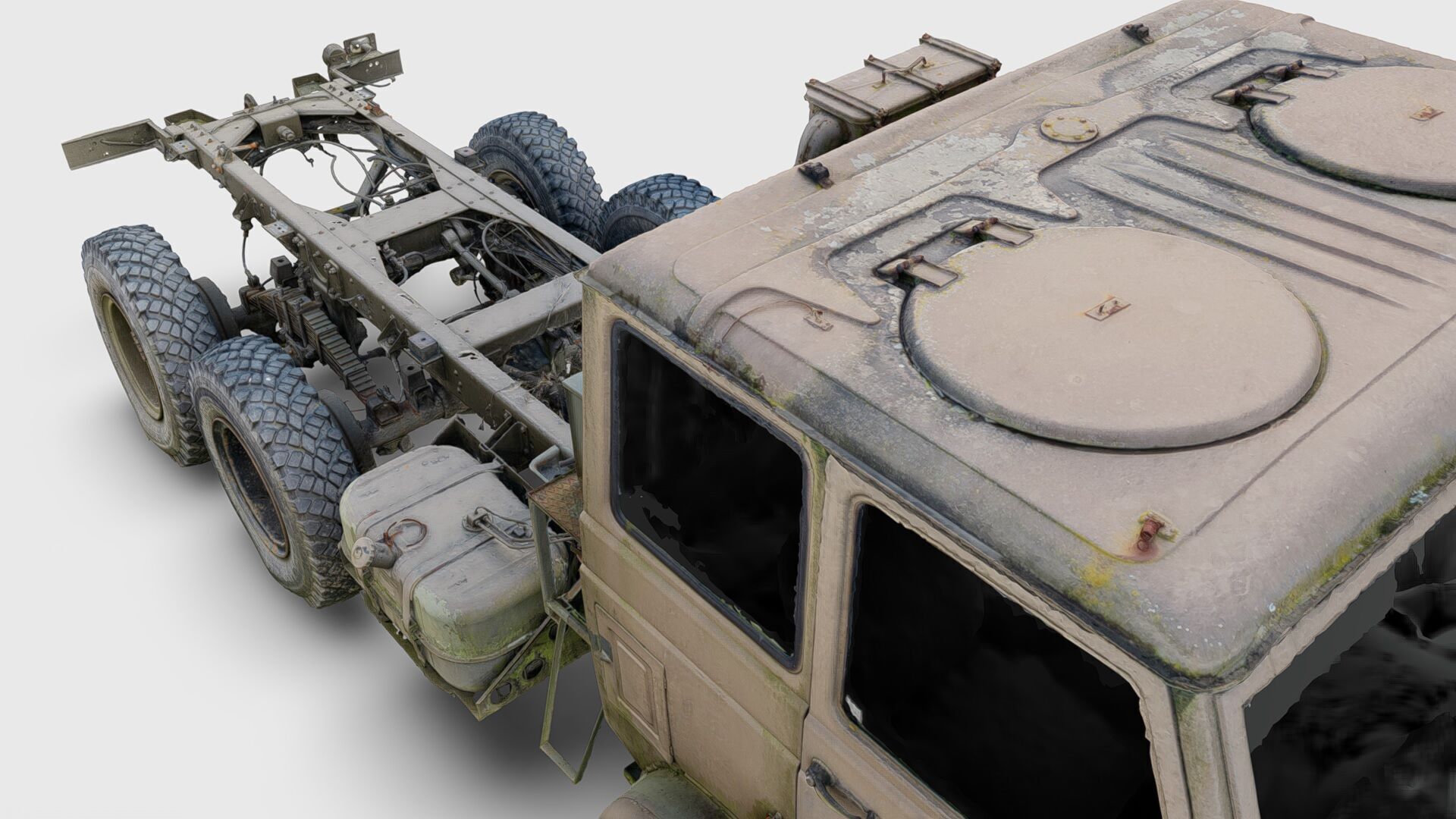 Star 266 Polish off-road truck 3D model_6