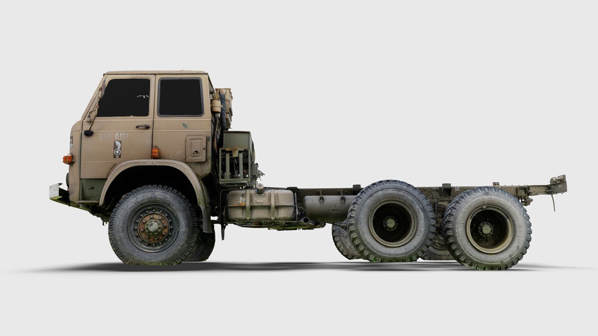 Star 266 Polish off-road truck 3D model_1
