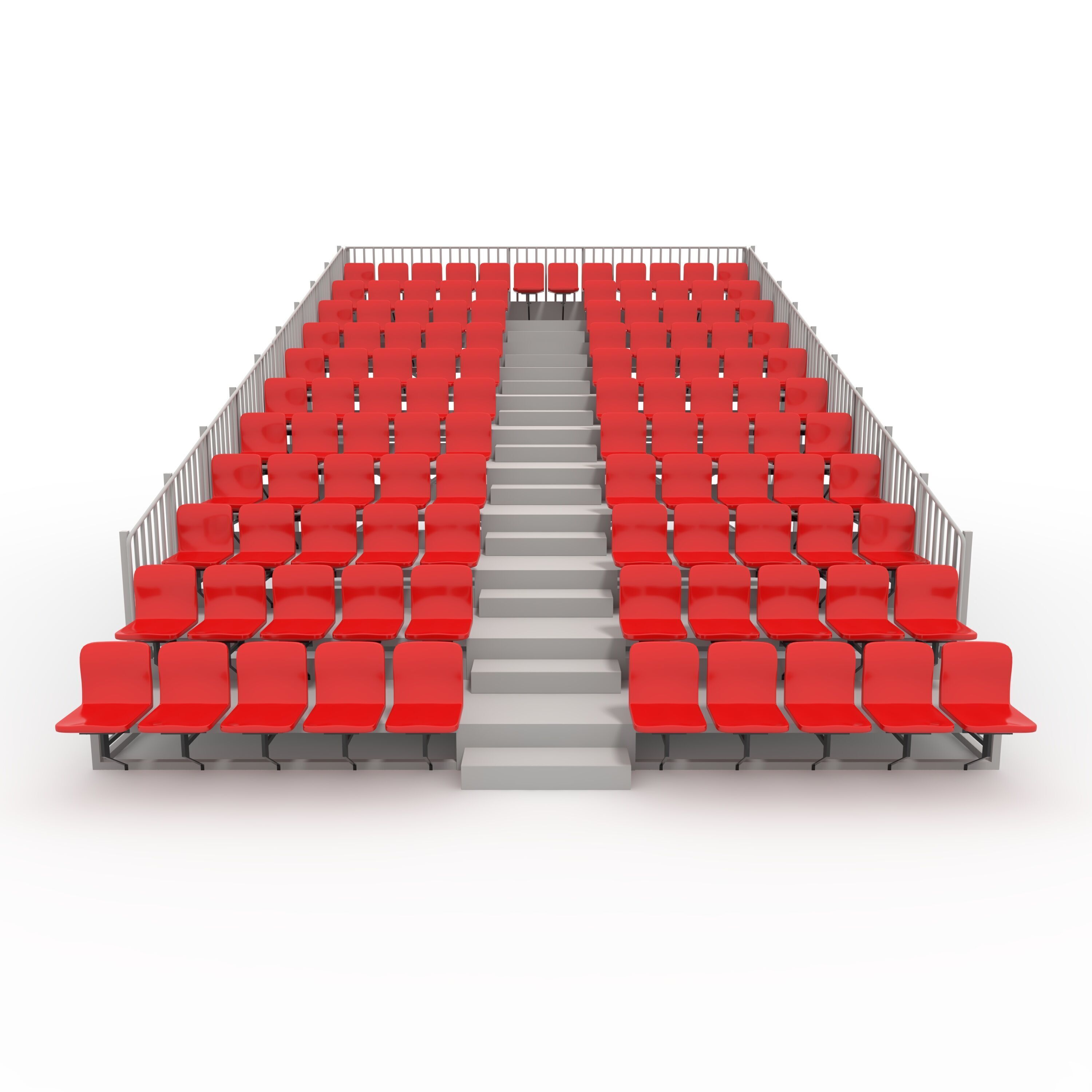 Bleachers 6 3D model_10