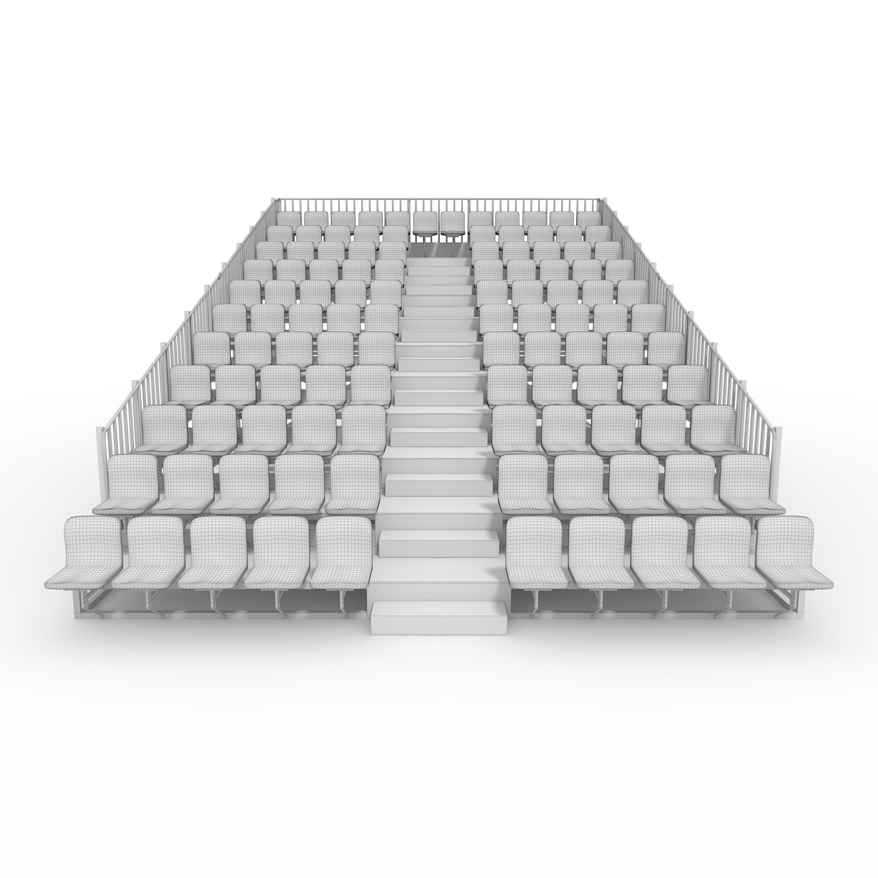 Bleachers 6 3D model_11