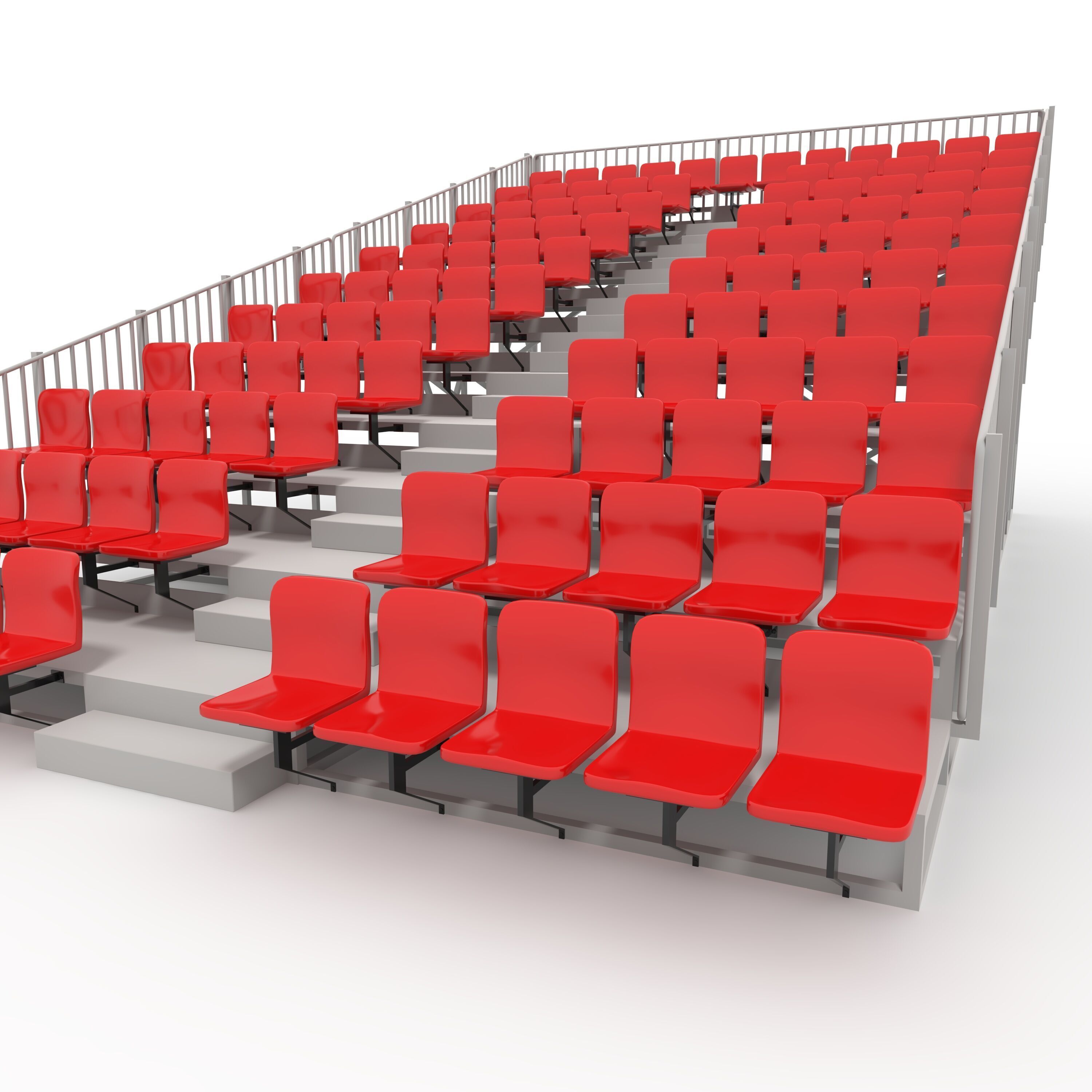 Bleachers 6 3D model_22