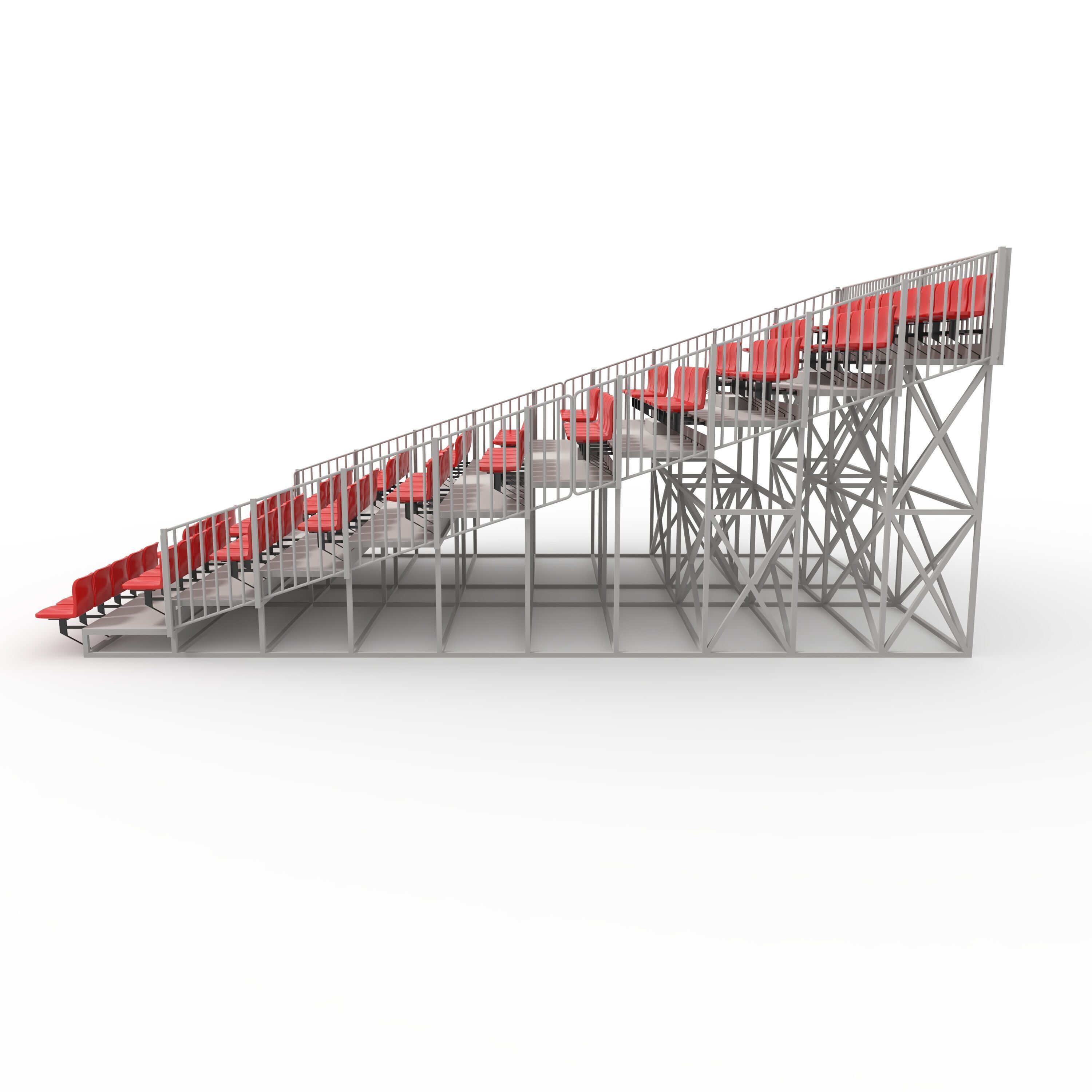 Bleachers 6 3D model_12