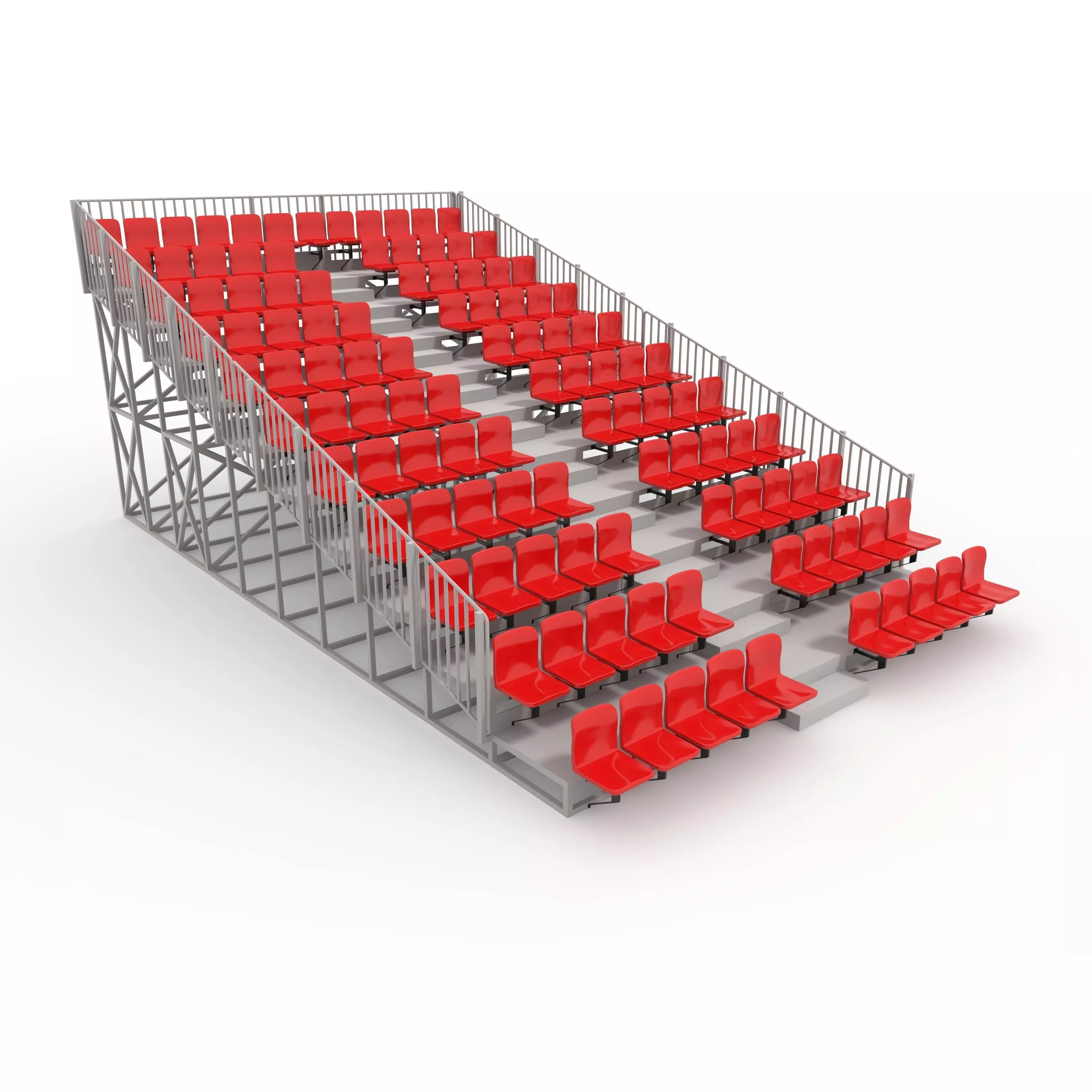 Bleachers 6 3D model_0