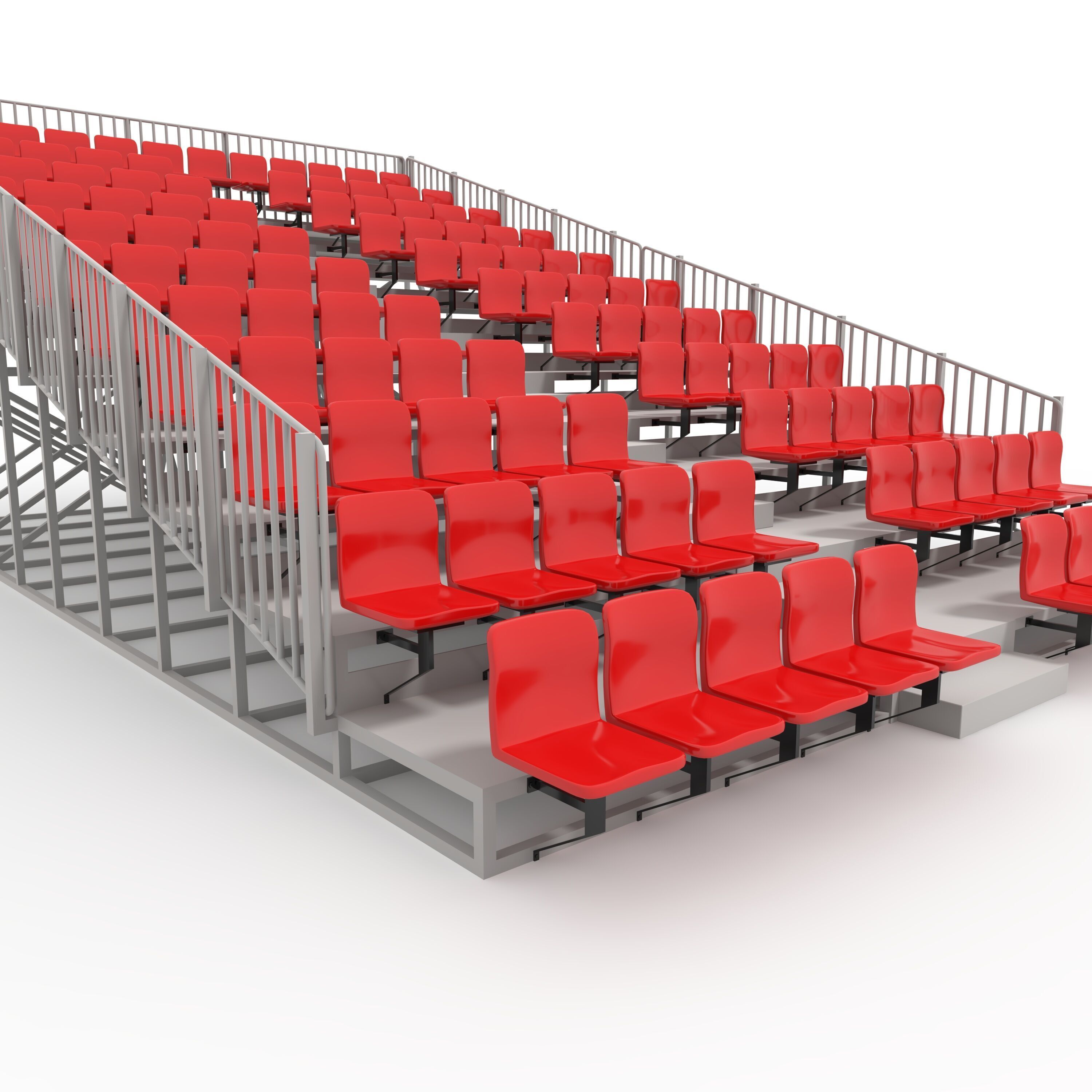 Bleachers 6 3D model_16