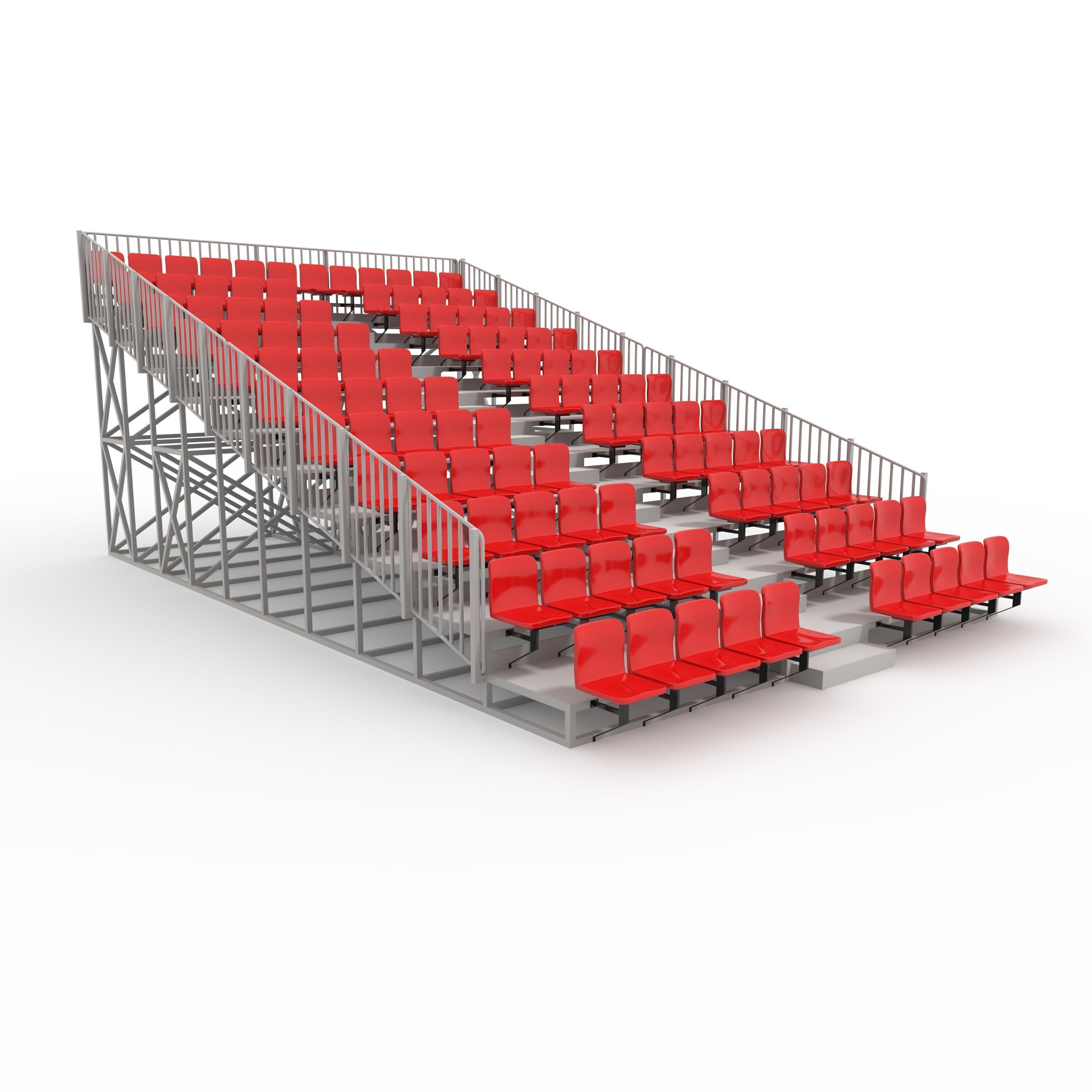 Bleachers 6 3D model_8