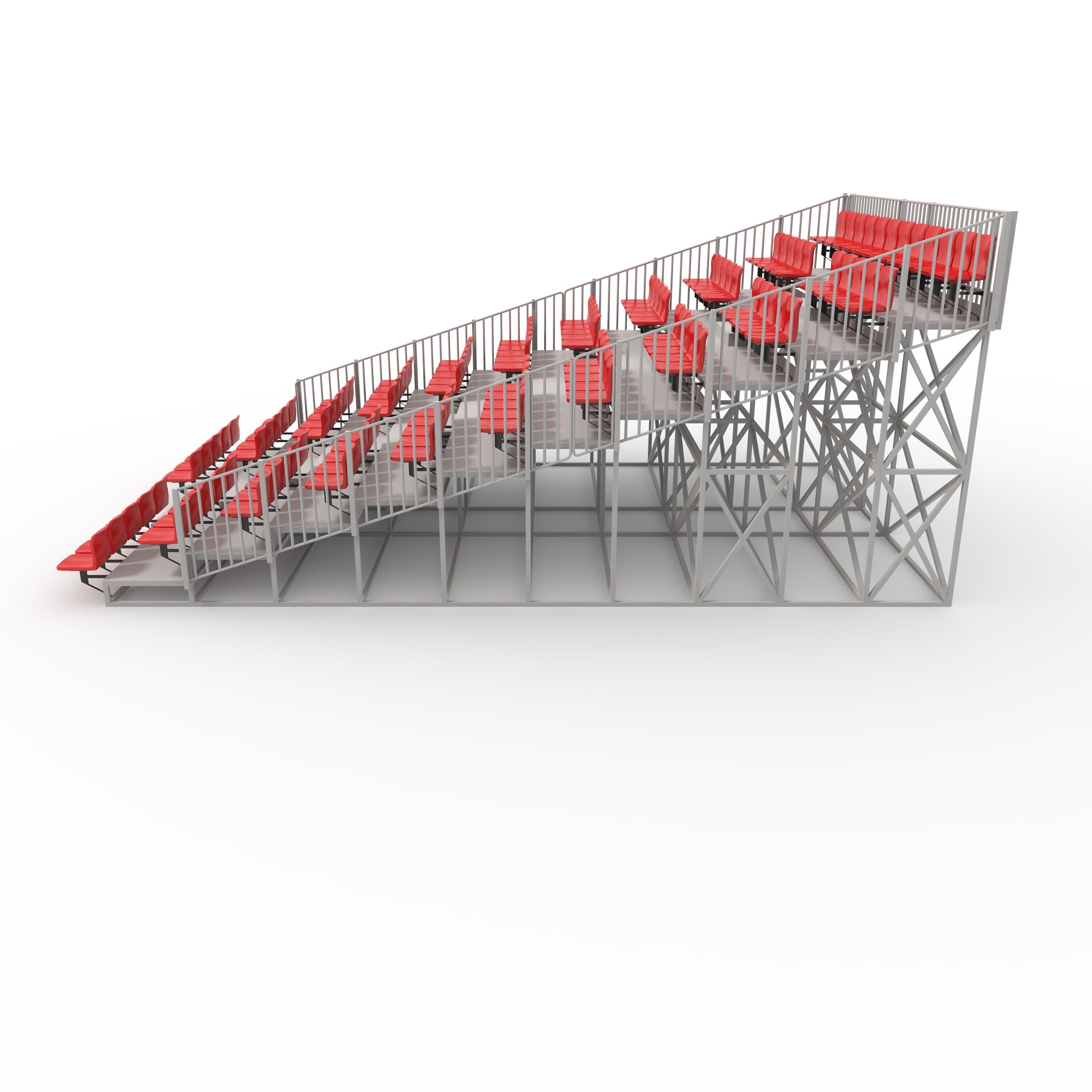 Bleachers 6 3D model_4