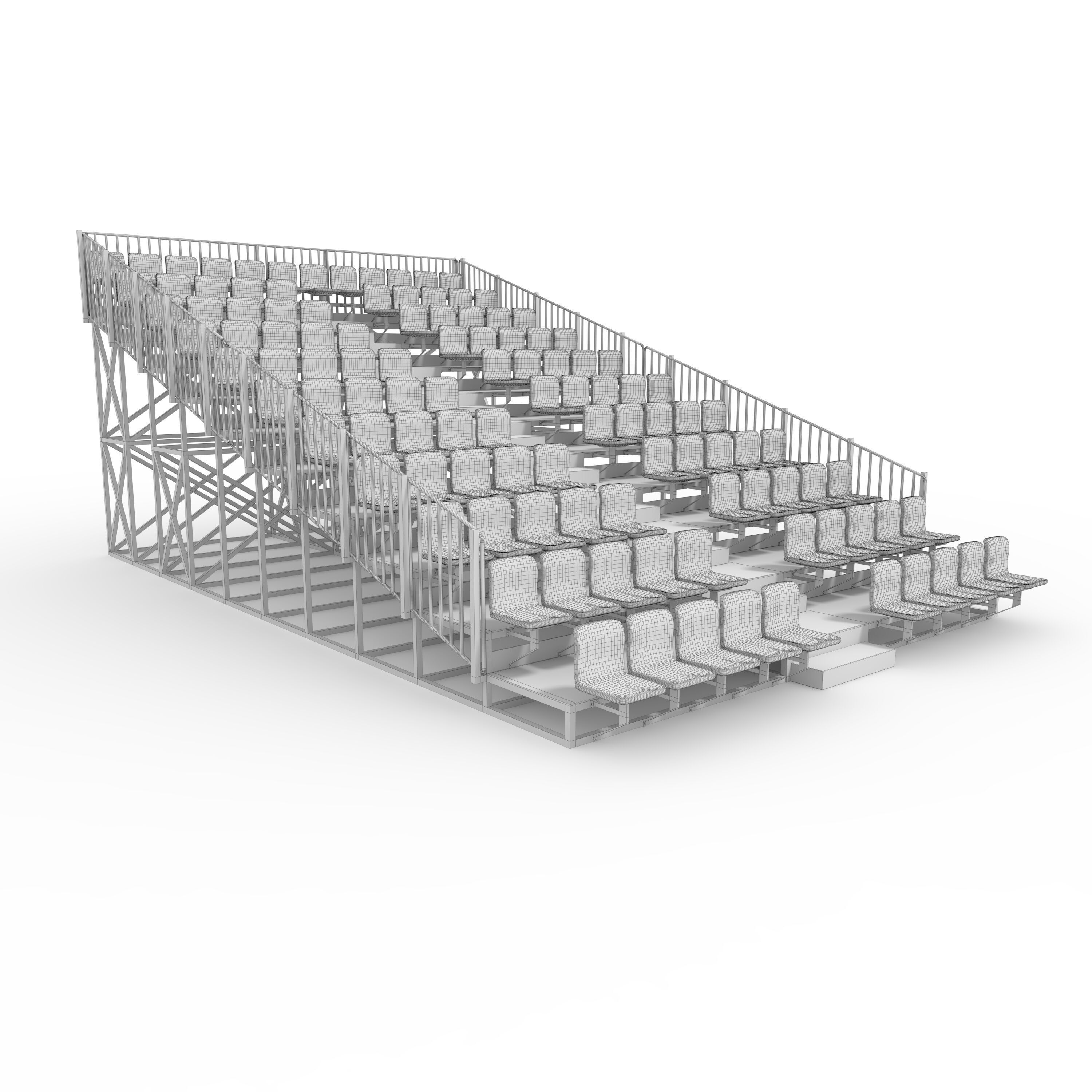 Bleachers 6 3D model_9