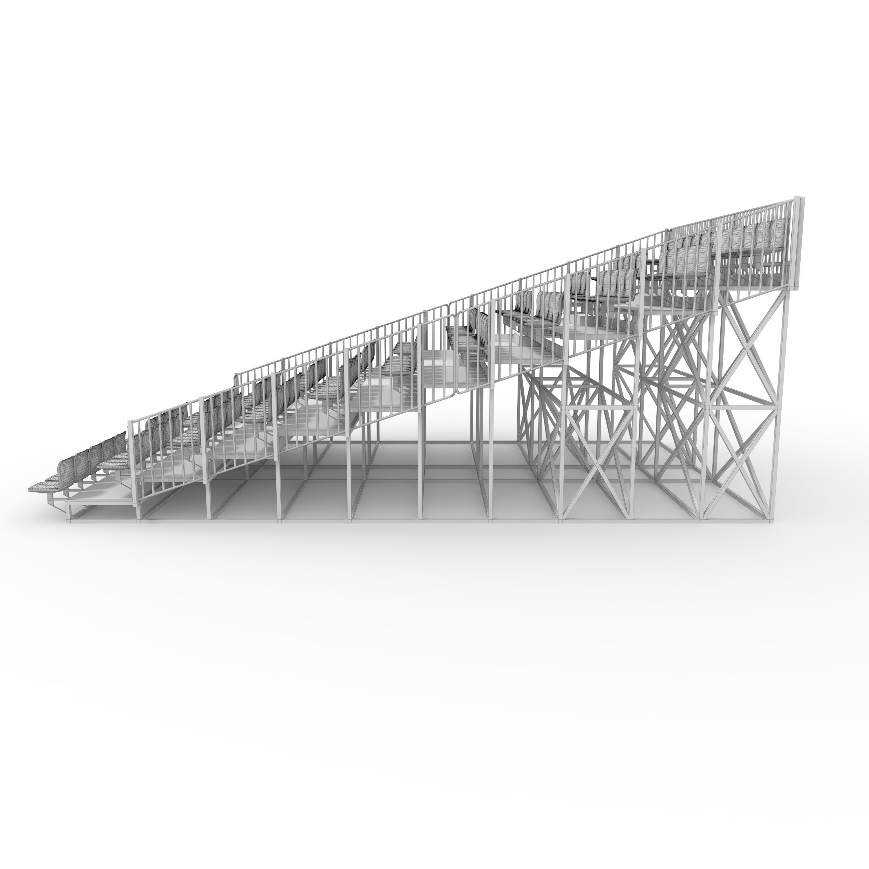 Bleachers 6 3D model_13