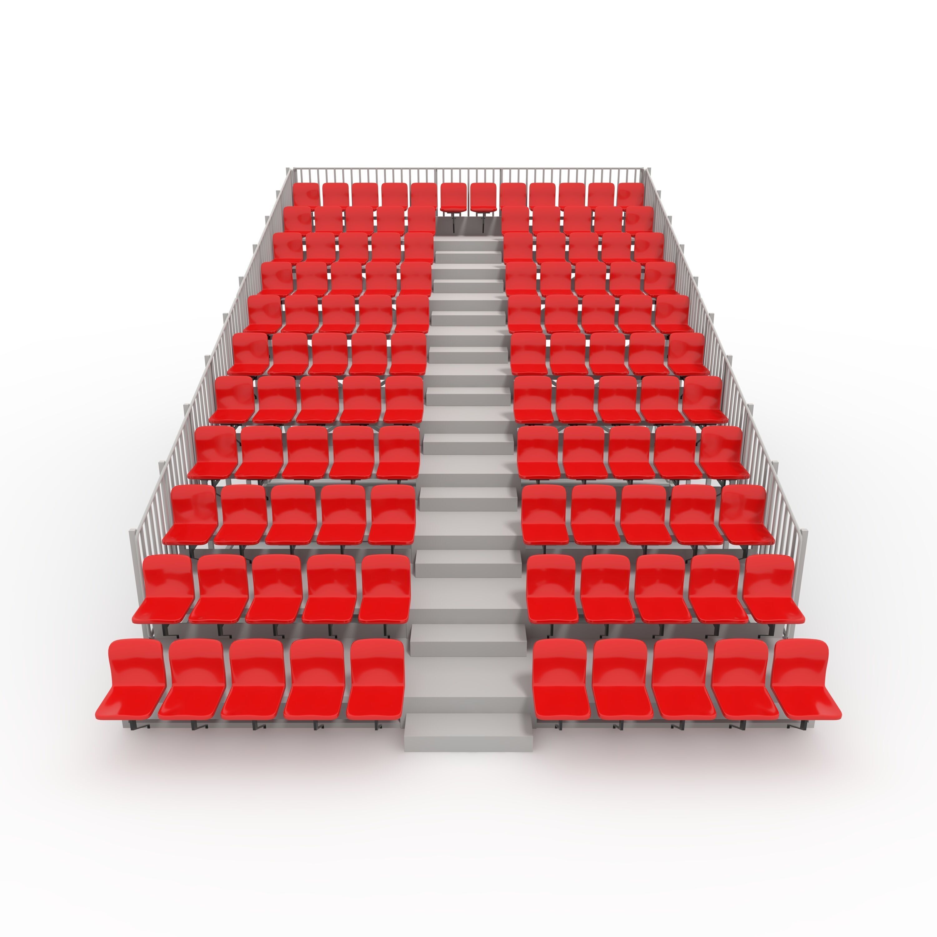 Bleachers 6 3D model_2