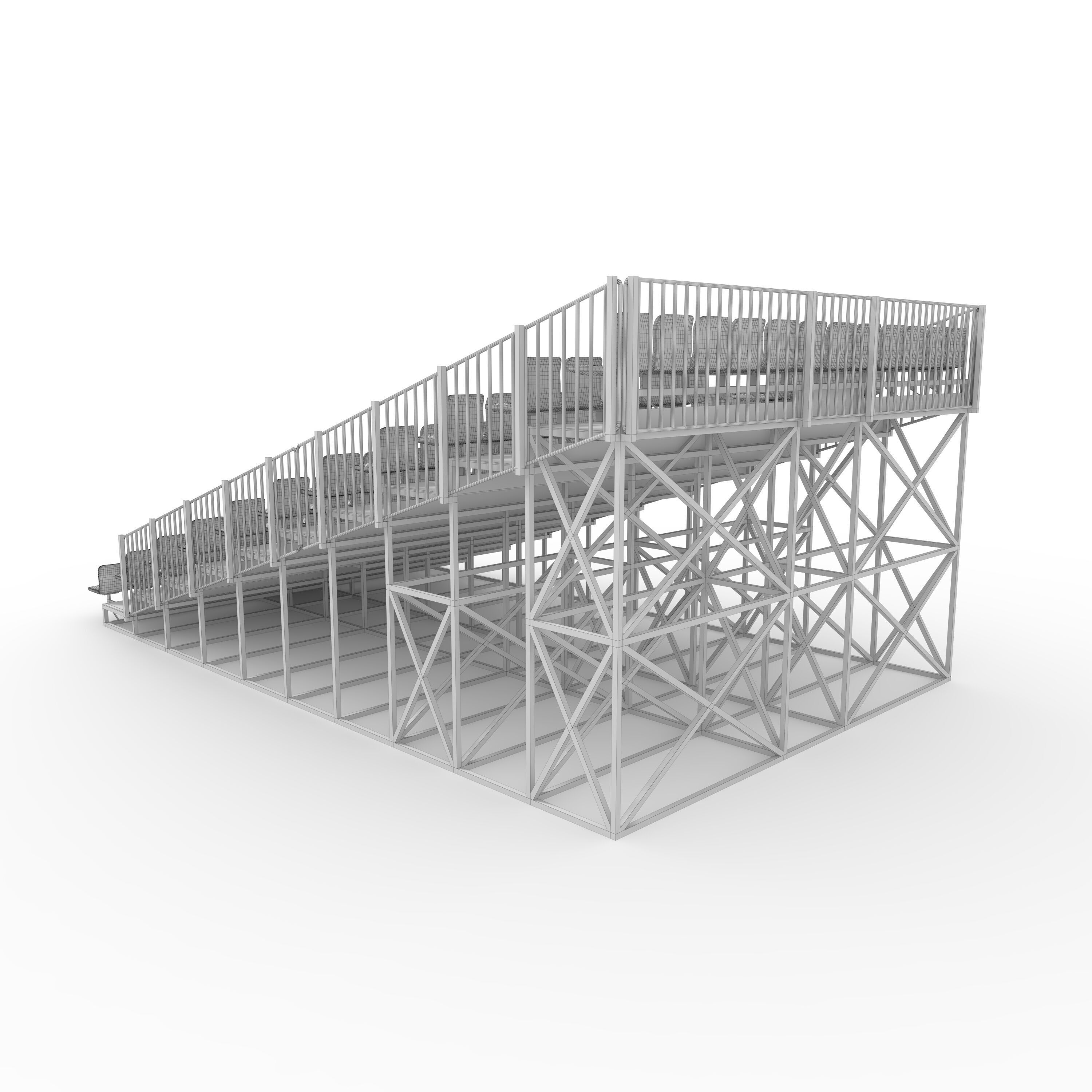 Bleachers 6 3D model_15