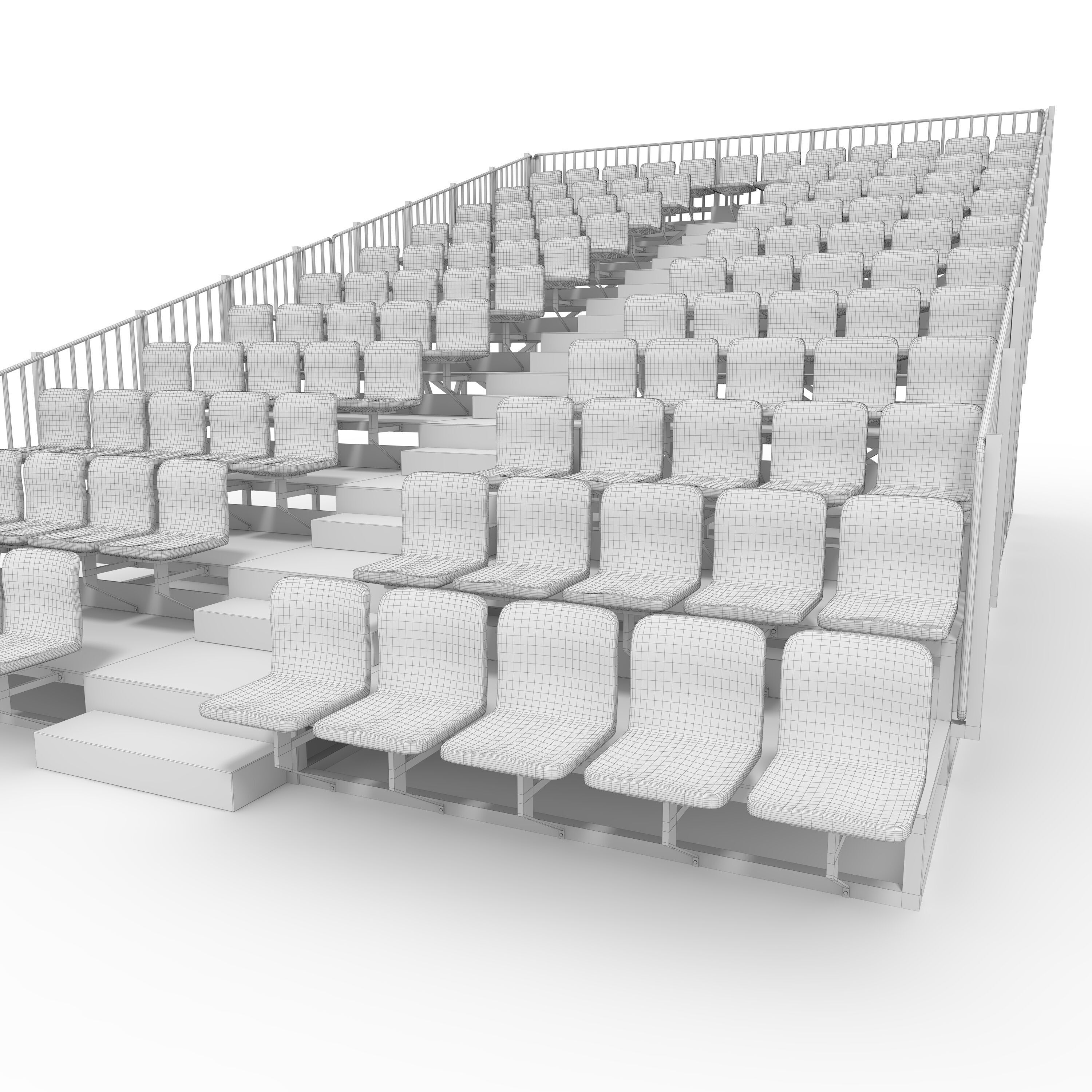 Bleachers 6 3D model_23