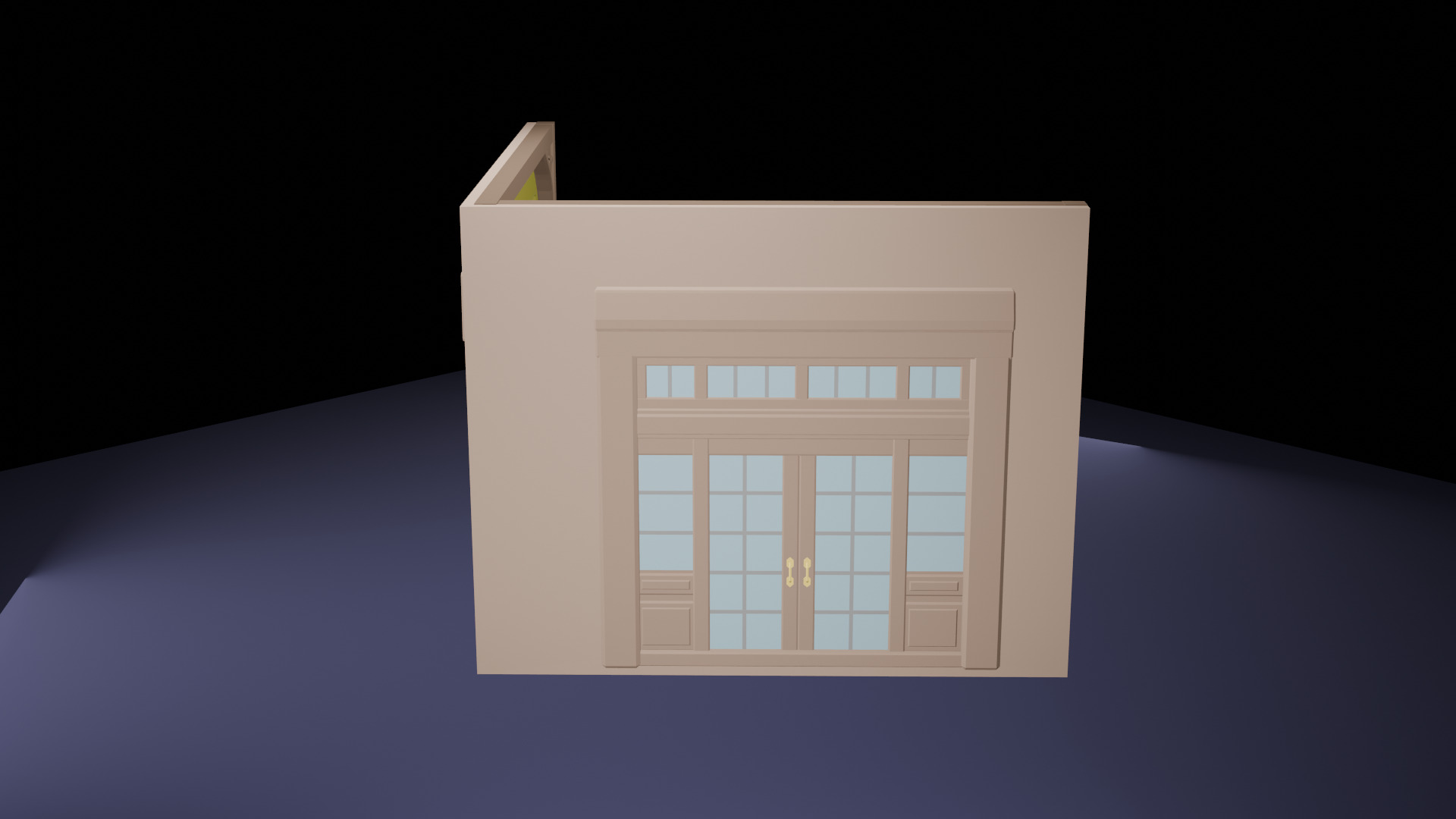 Low-Poly Cozy Kitchen Interior Scene 3D Model 3D model_5