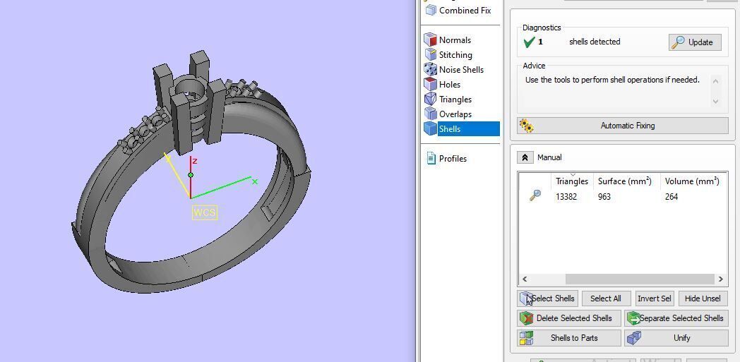 new wedding ring for daimonds 3D print model_21